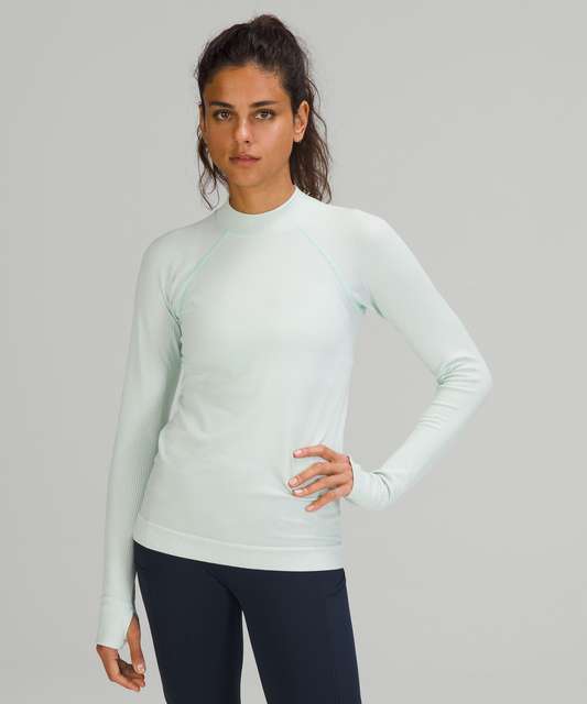 Lululemon Keep The Heat Thermal Long Sleeve - Petrol Blue - lulu