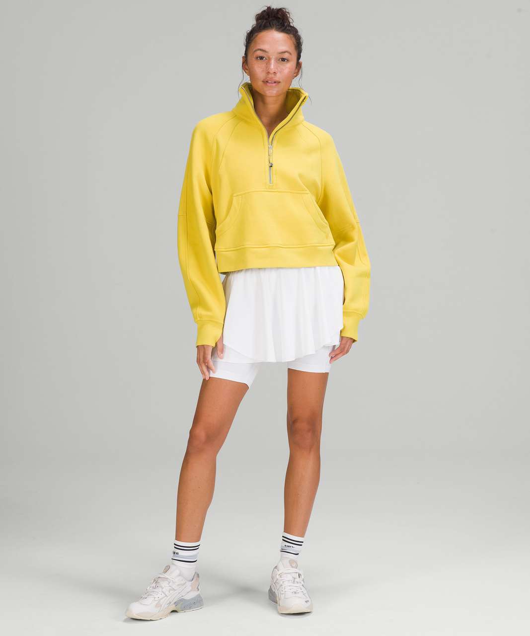 Lululemon Scuba Oversized Funnel Neck Shirt - Soleil - lulu fanatics