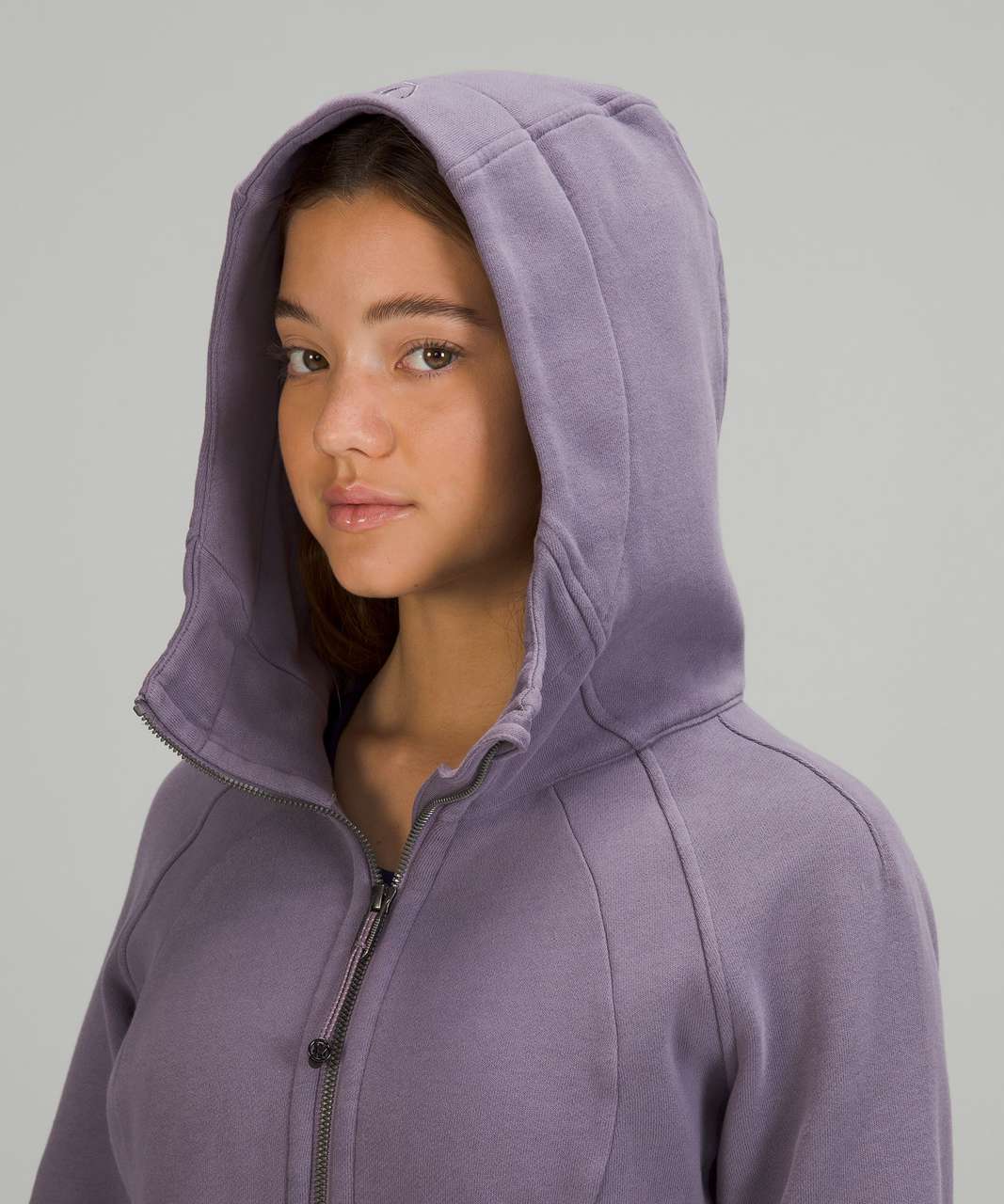 Lululemon Scuba Hoodie *Light Cotton Fleece Size 8 Dusky Lavender DKLV 26137