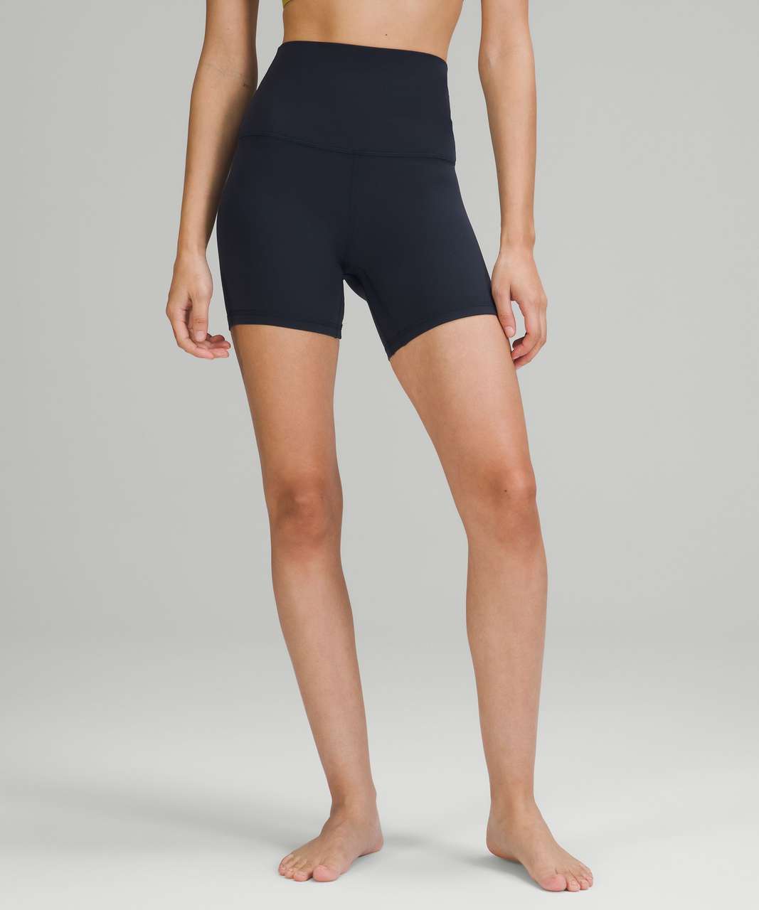 Lululemon Align Super-High-Rise Short 6 - True Navy - lulu fanatics