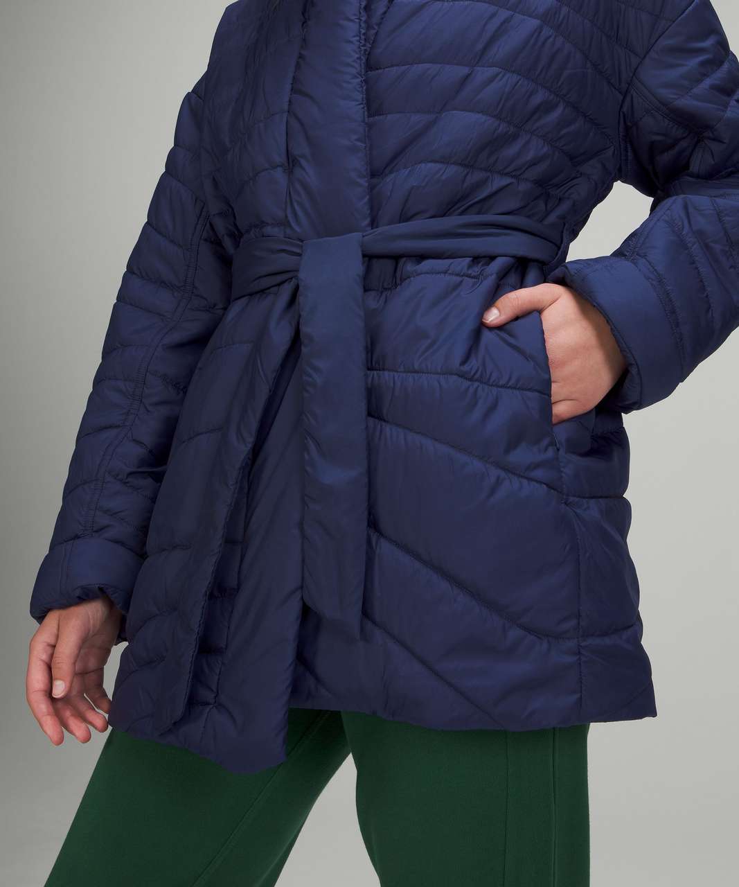 Lululemon Insulated Wrap Jacket - Night Sea - lulu fanatics