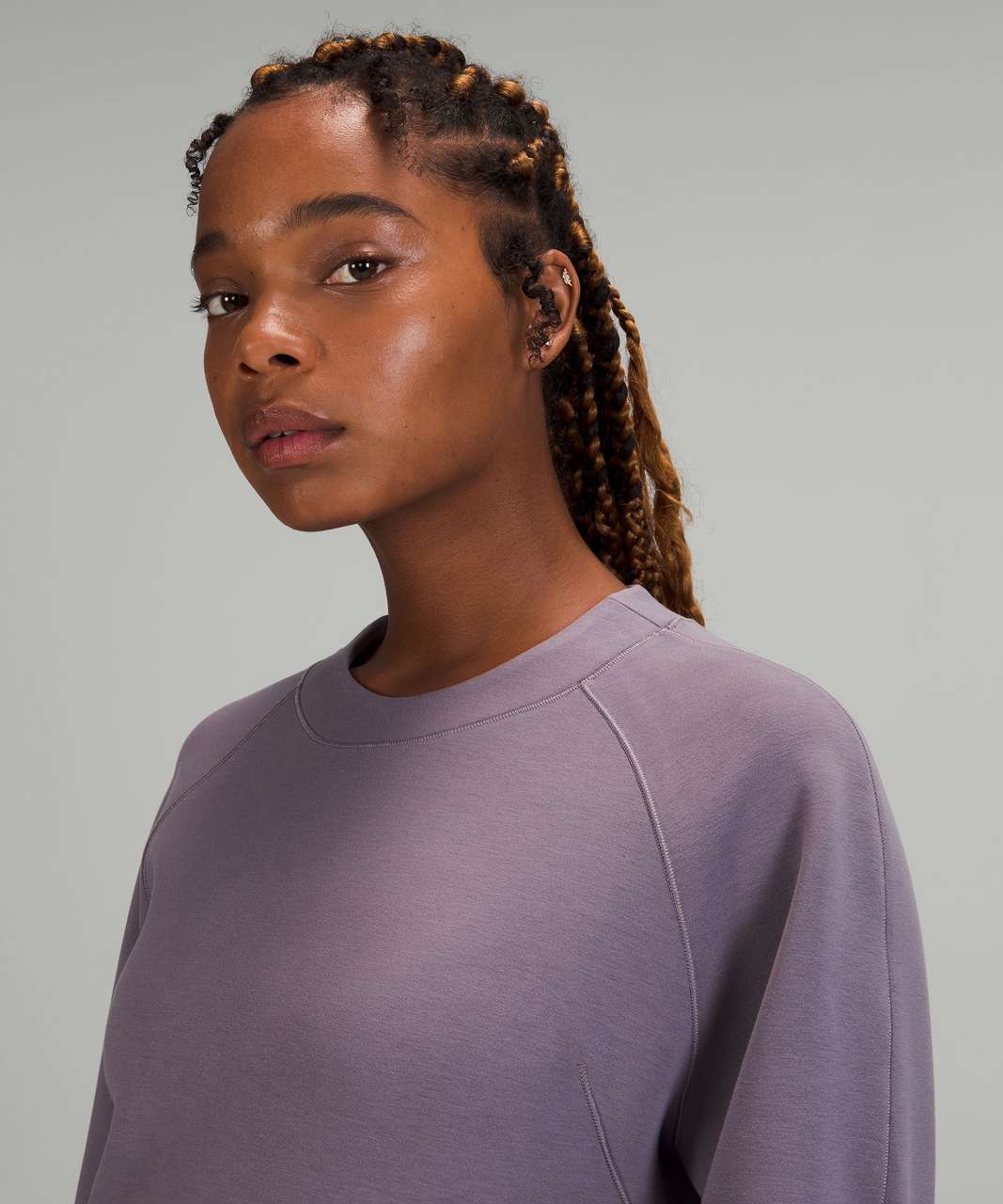 Lululemon AirWrap Modal Crew - Dusky Lavender