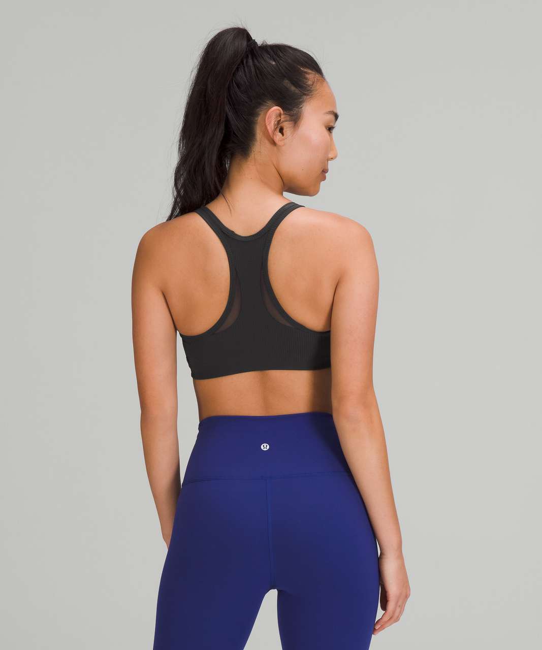 Lululemon Ebb to Street Racerback Bra *Medium Support, C/D Cup - Black -  lulu fanatics