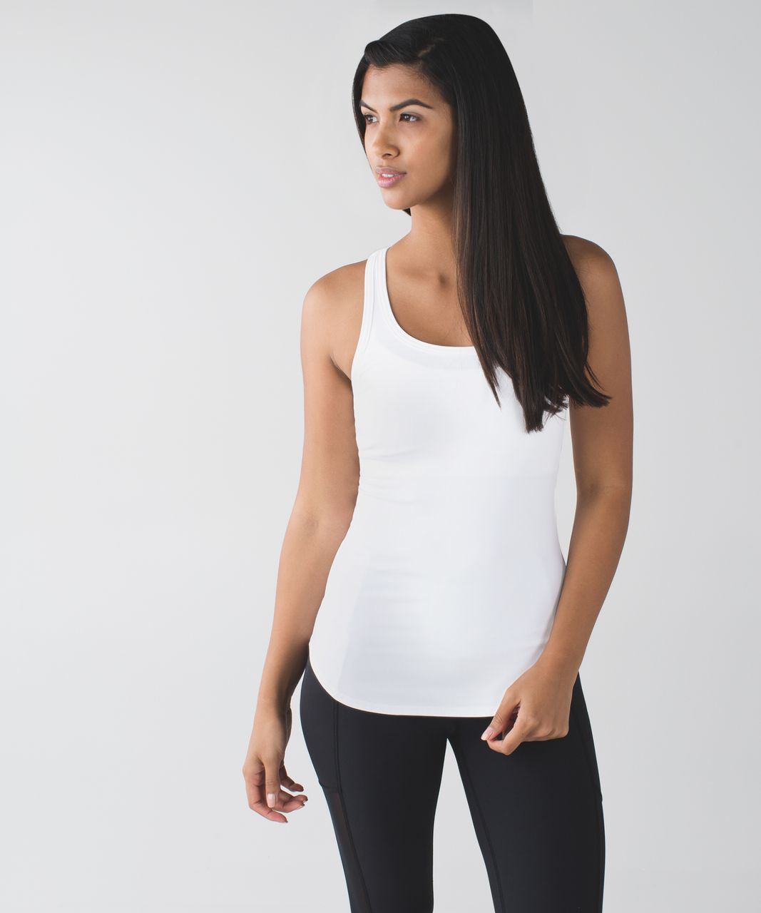 Lululemon Studio Racerback - White - lulu fanatics