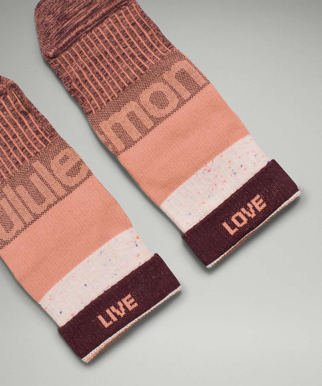 Lululemon Daily Stride Mid-Crew Sock *Colour Block - Savannah