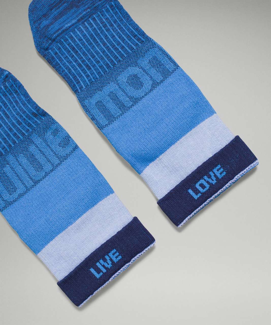 Lululemon Daily Stride Mid-Crew Sock *Colour Block - Blue Nile