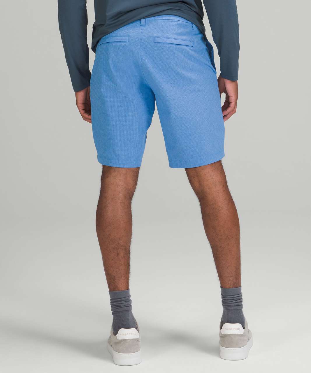 Lululemon Commission Classic-Fit Short 9" Ventlight - Heathered Blue Nile