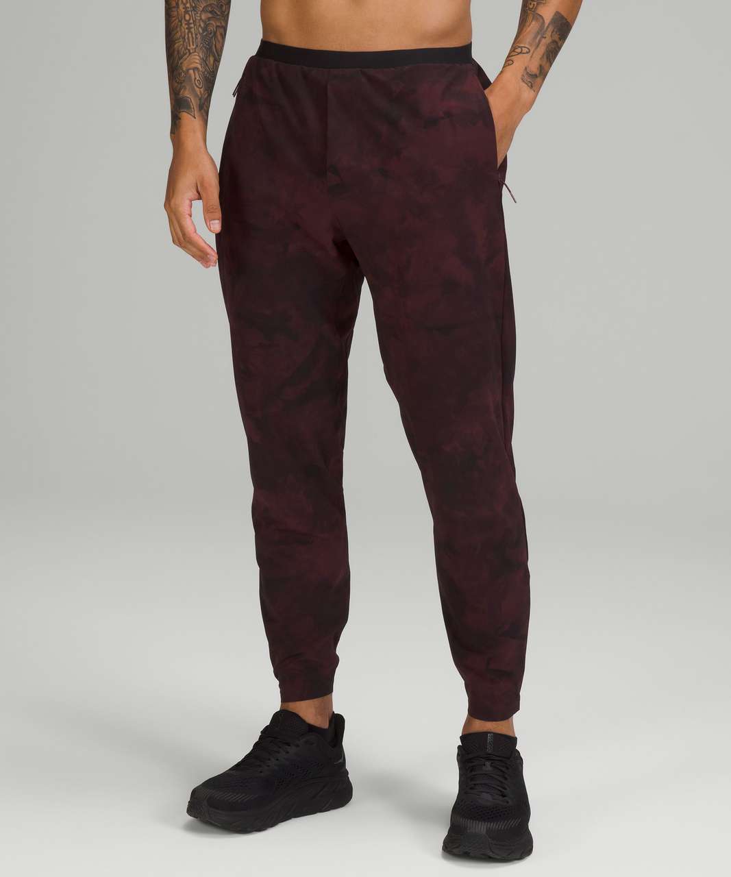 Lululemon Run State Jogger - Tidal Dye Cassis Black