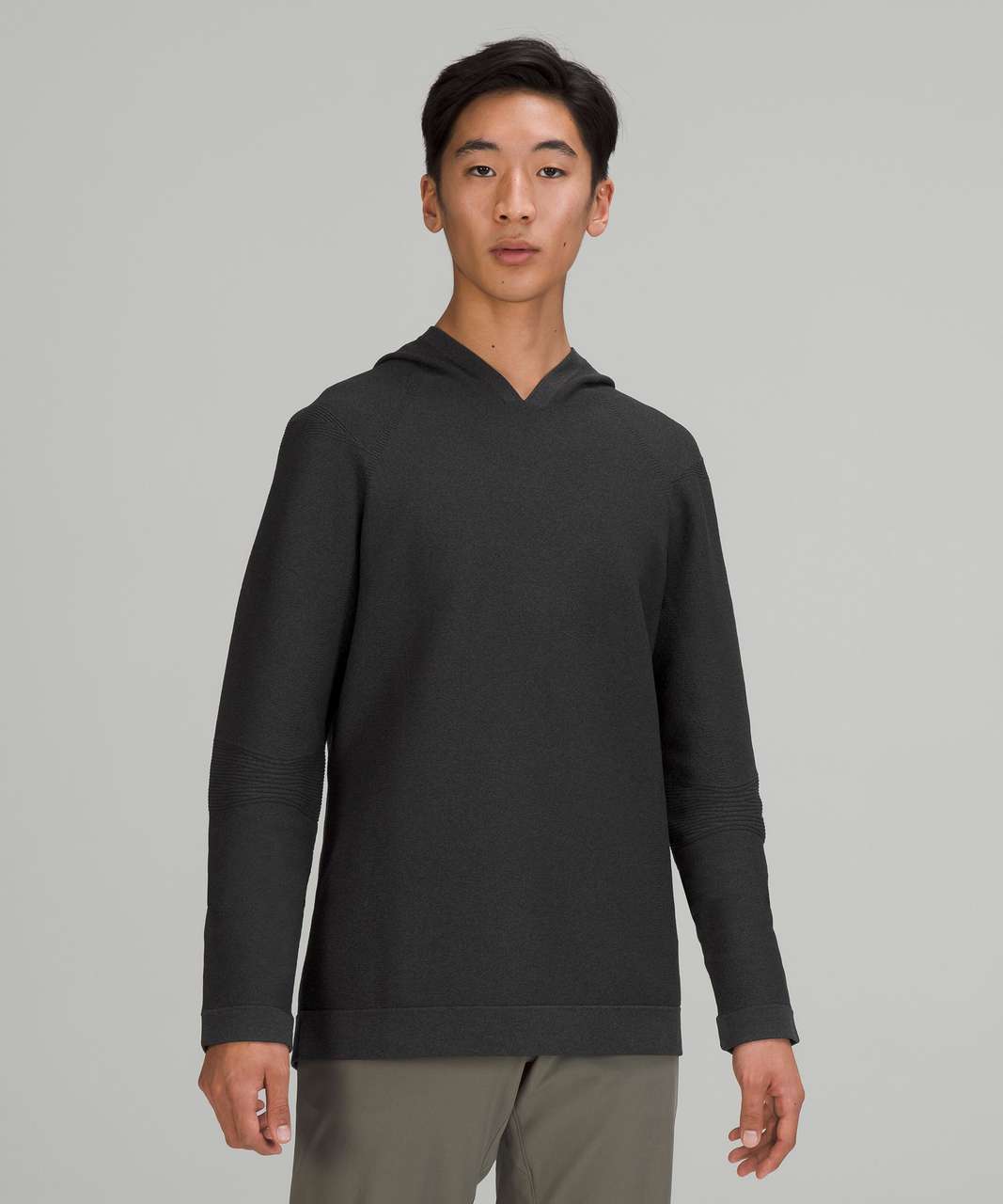 Lululemon Athletica Color Block Solid Black Sweatshirt Size 12 - 47% off