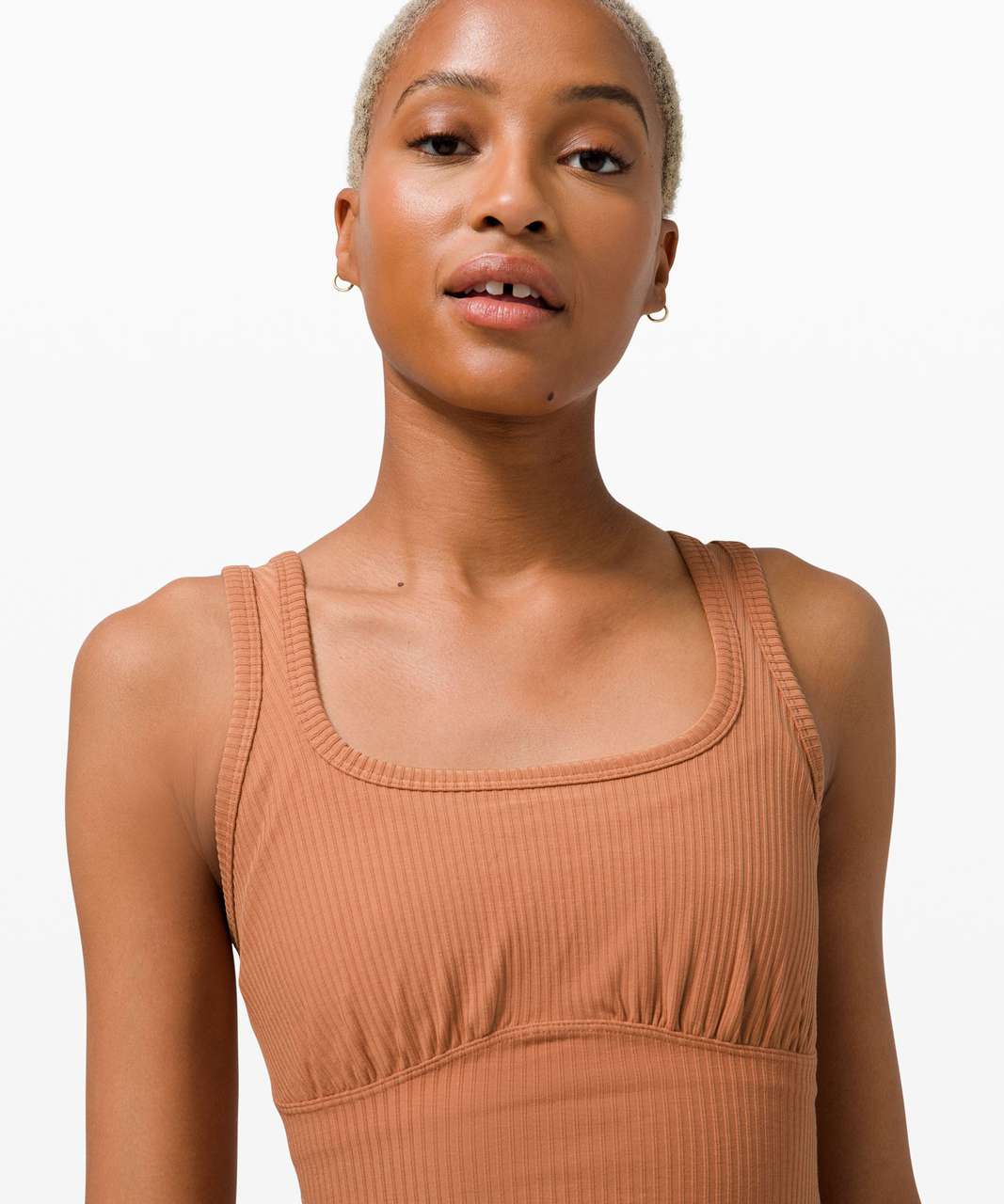 Lululemon LA Square Neck Tank Top - Desert Sun