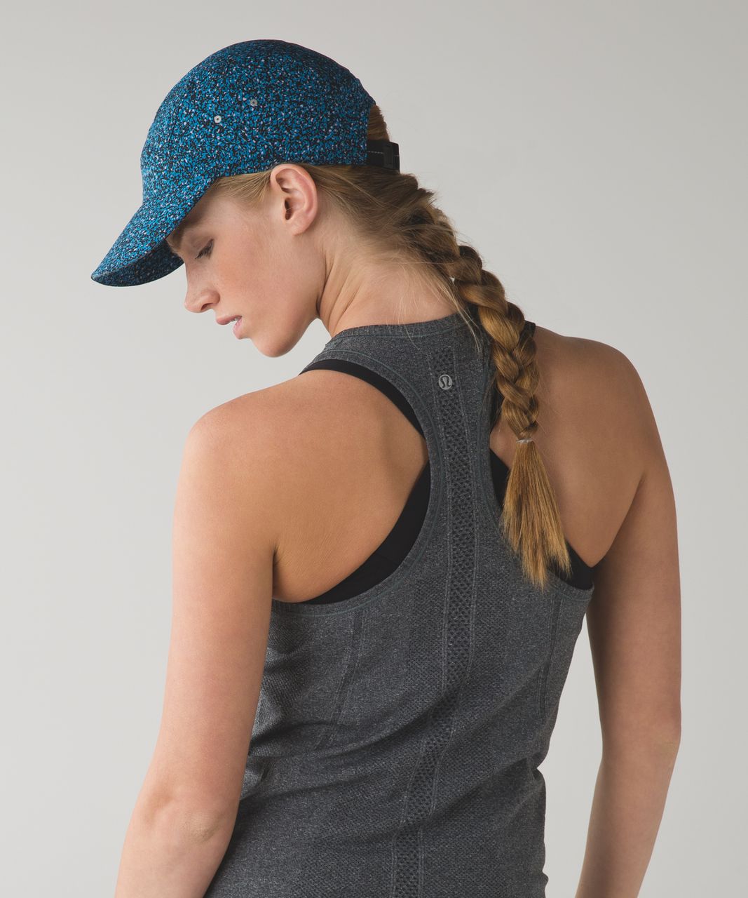 Lululemon Race To Place Run Hat 2.0 - Flashback Static Powder Pink Kayak Blue