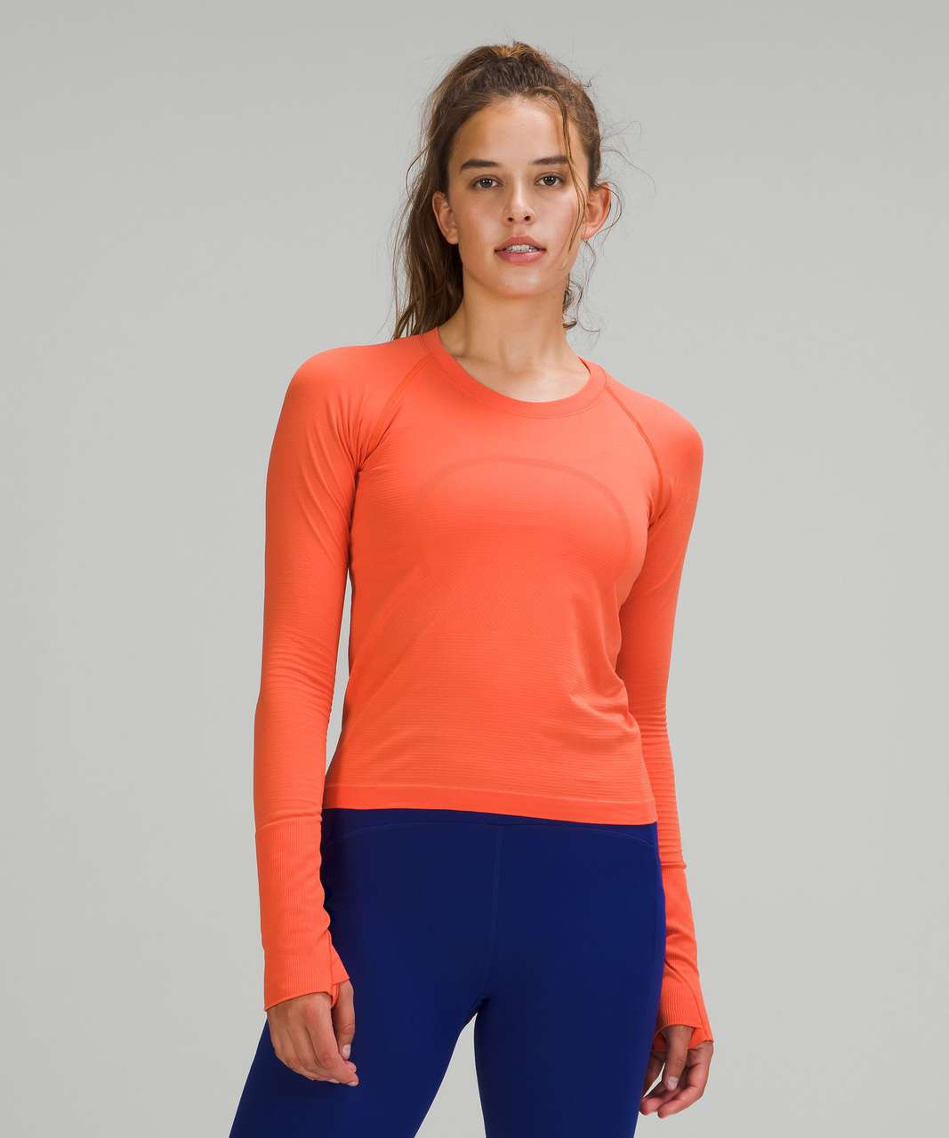 Lululemon Swiftly Tech Long Sleeve Shirt 2.0 *Race Length - Warm Coral / Warm Coral