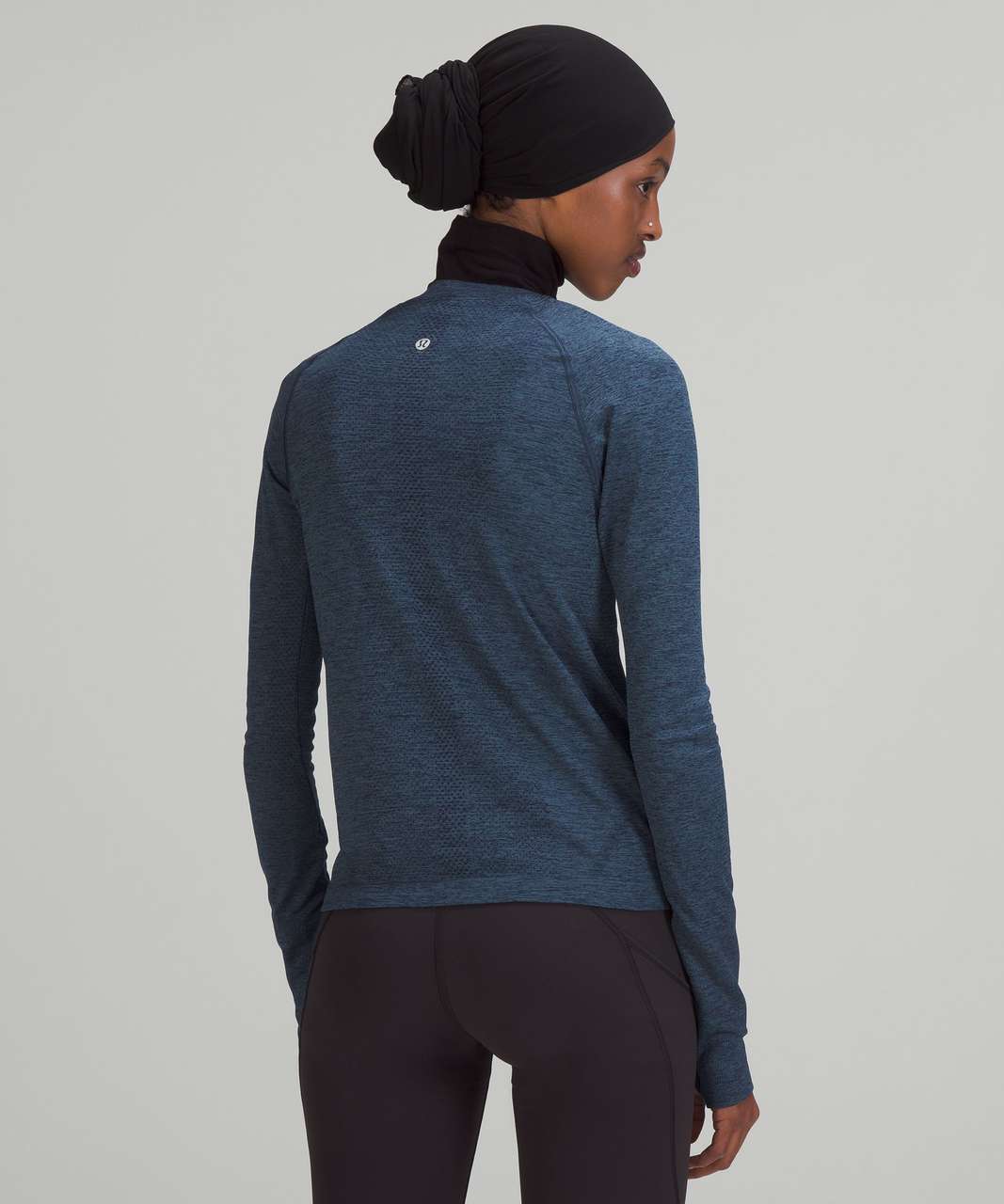 Swiftly Tech Long Sleeve 2.0 *Race Length, True Navy/Iron Blue