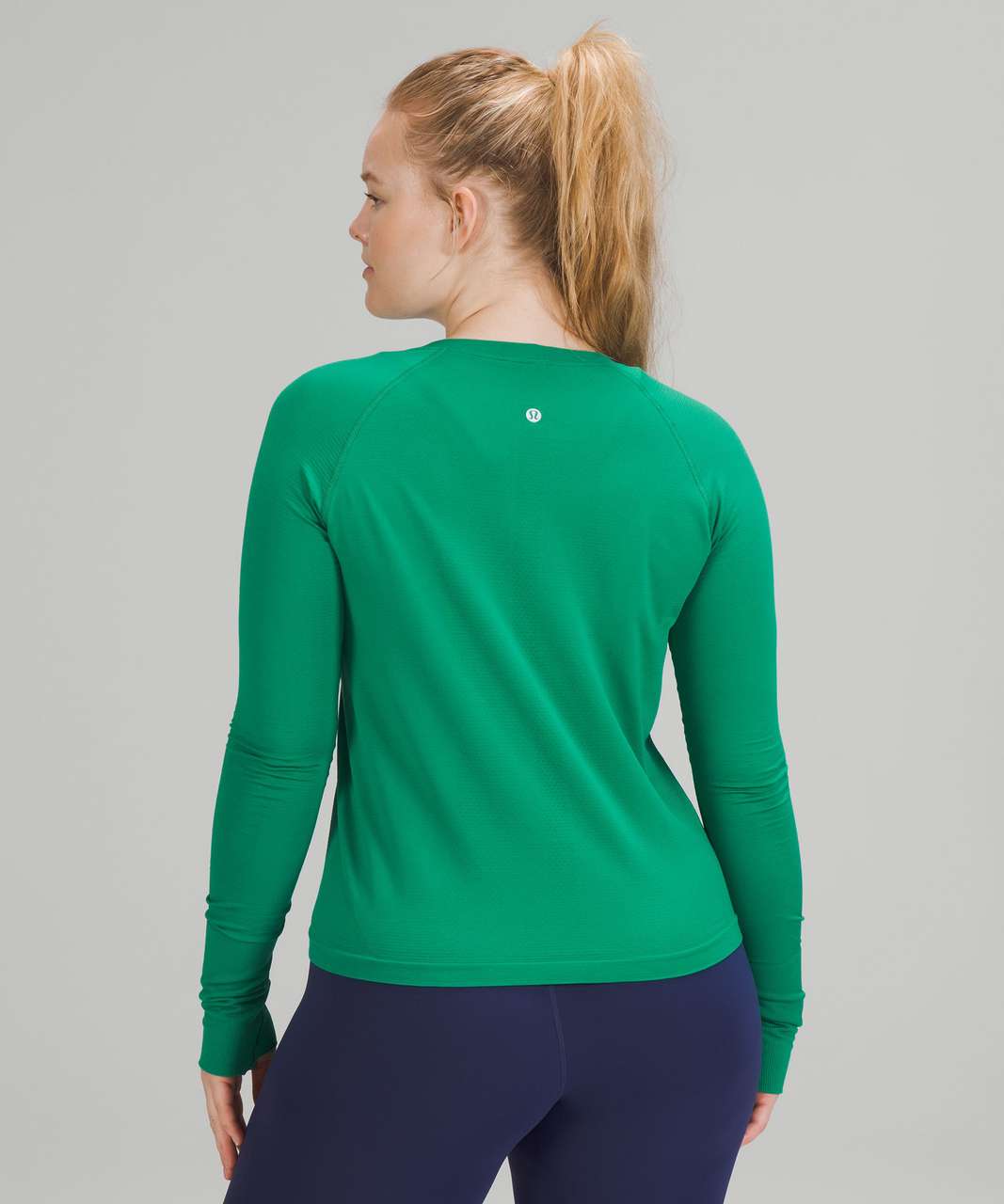 Lululemon Swiftly Tech Long Sleeve Shirt 2.0 *Race Length - Emerald Ice / Emerald Ice