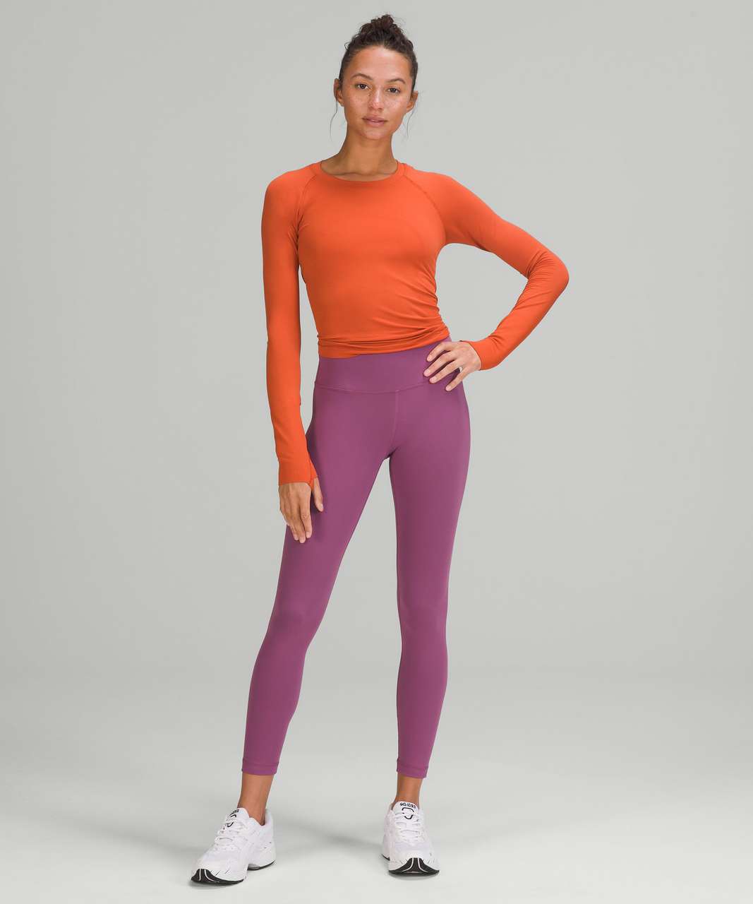 Lululemon Swiftly Tech Long Sleeve Shirt 2.0 *Race Length - Canyon Orange / Canyon Orange