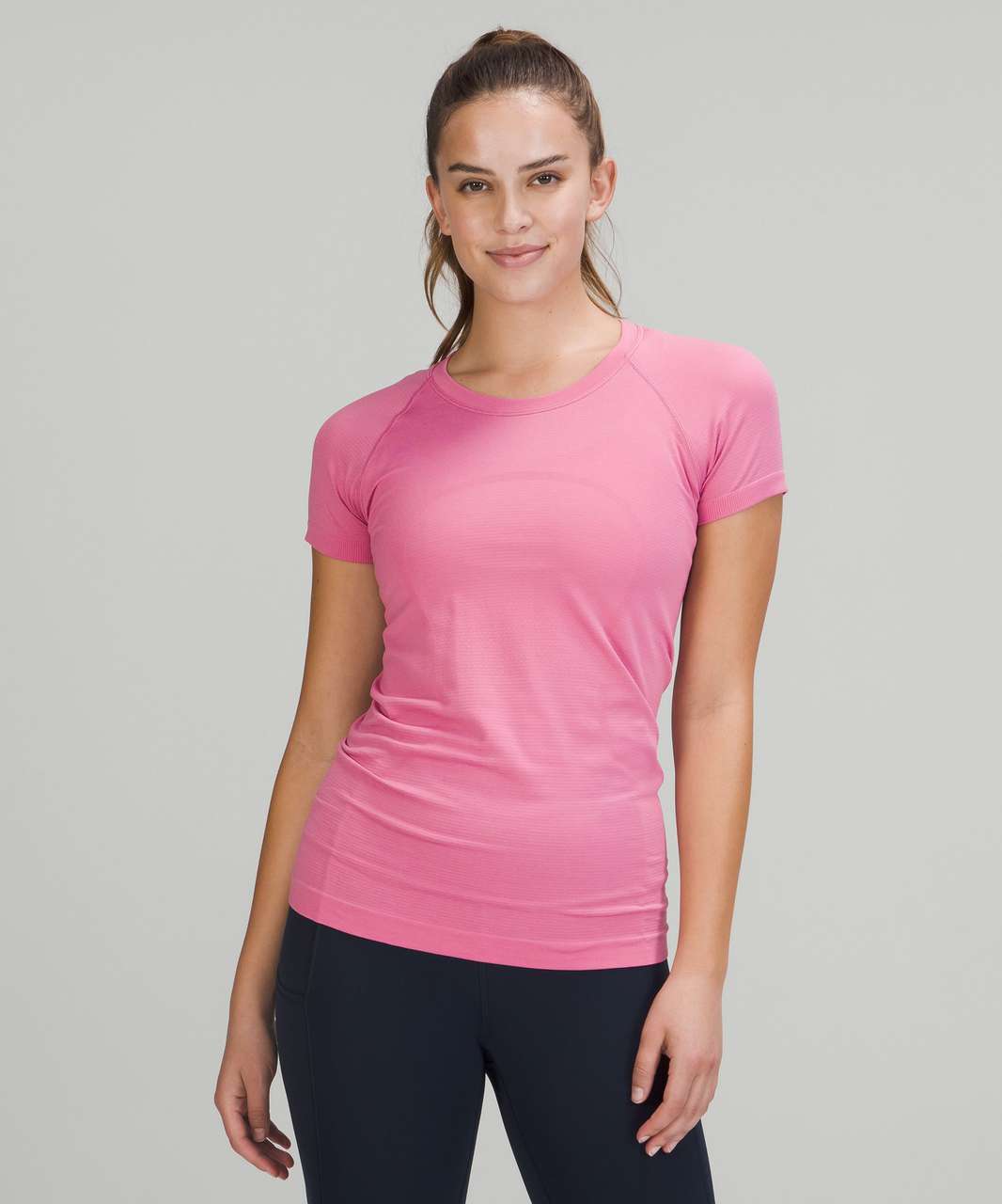 LULULEMON Swiftly Tech 2.0 striped stretch T-shirt