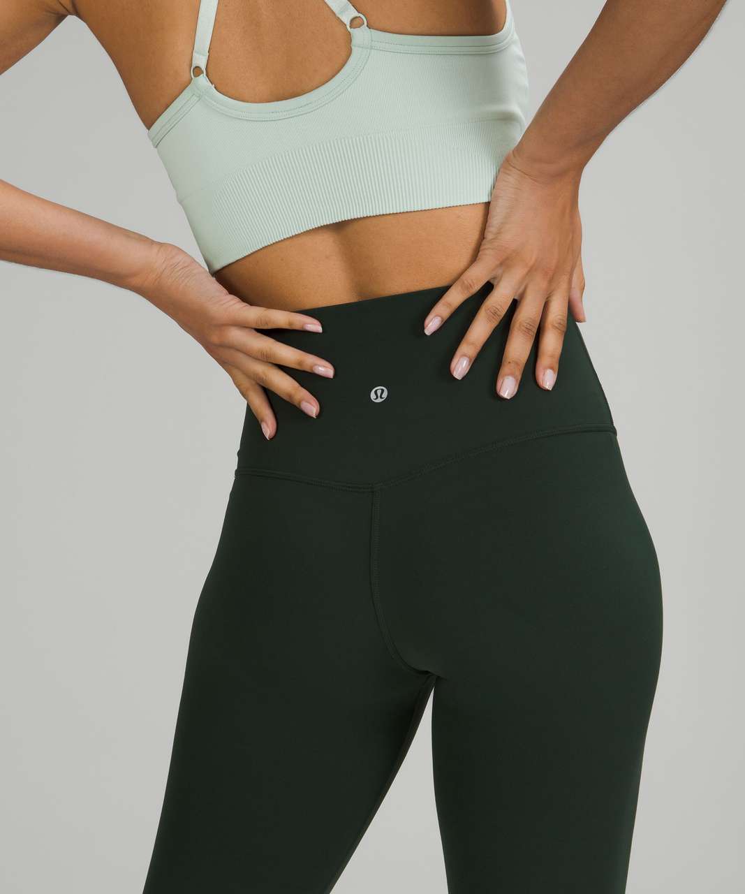 Lululemon Align High-Rise Crop 23 - Rainforest Green - lulu fanatics