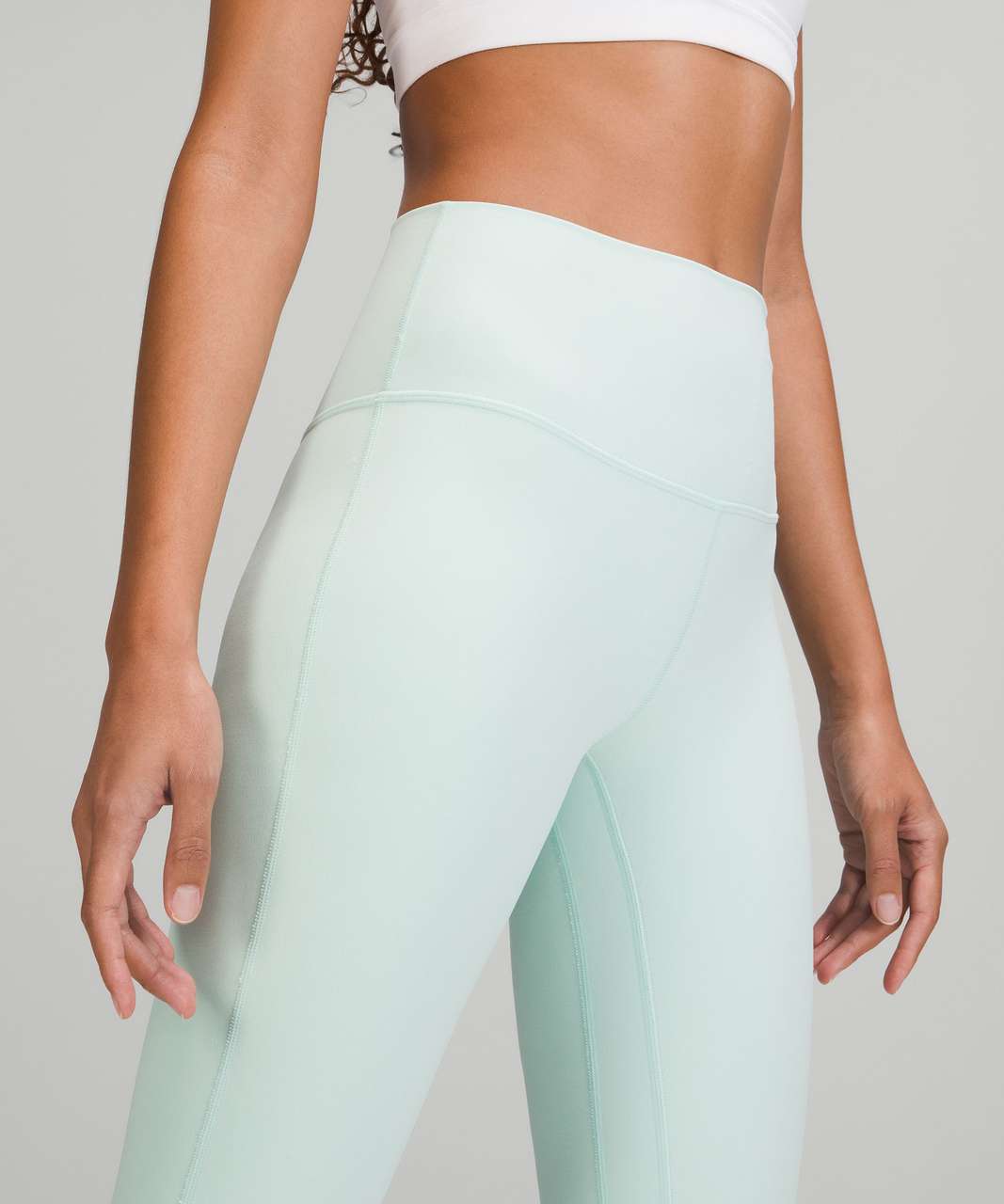 NEW Women Lululemon Align Cropped Tank Top Delicate Mint Size 8