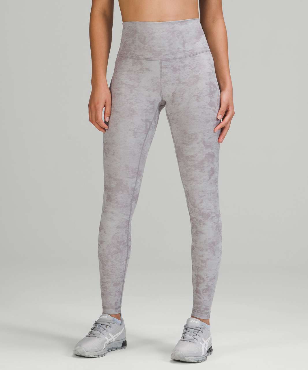 Lululemon Wunder Train High-Rise Tight 28 - Tactile Jacquard Lunar Rock  Delicate Mint - lulu fanatics