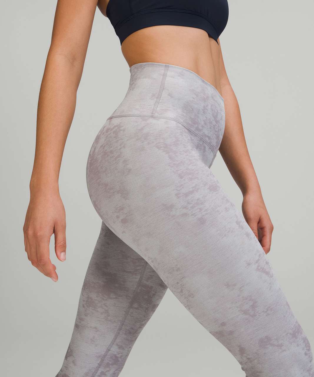 Lululemon Wunder Train High-Rise Tight 28 - Tactile Jacquard Lunar Rock  Delicate Mint - lulu fanatics