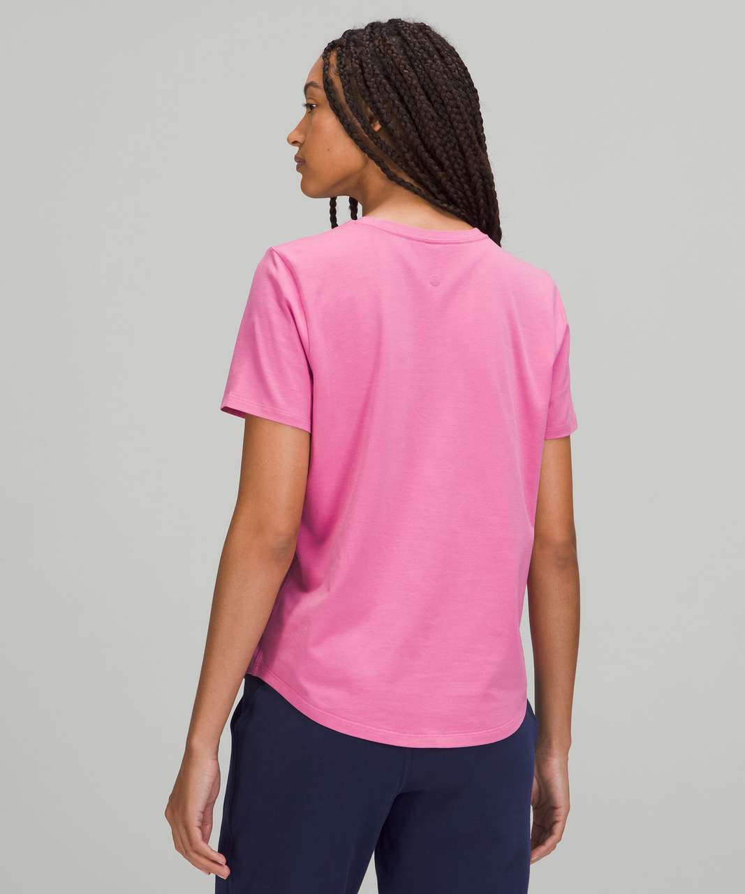 Lululemon Love Crew Short Sleeve T-Shirt - Pink Blossom - lulu fanatics