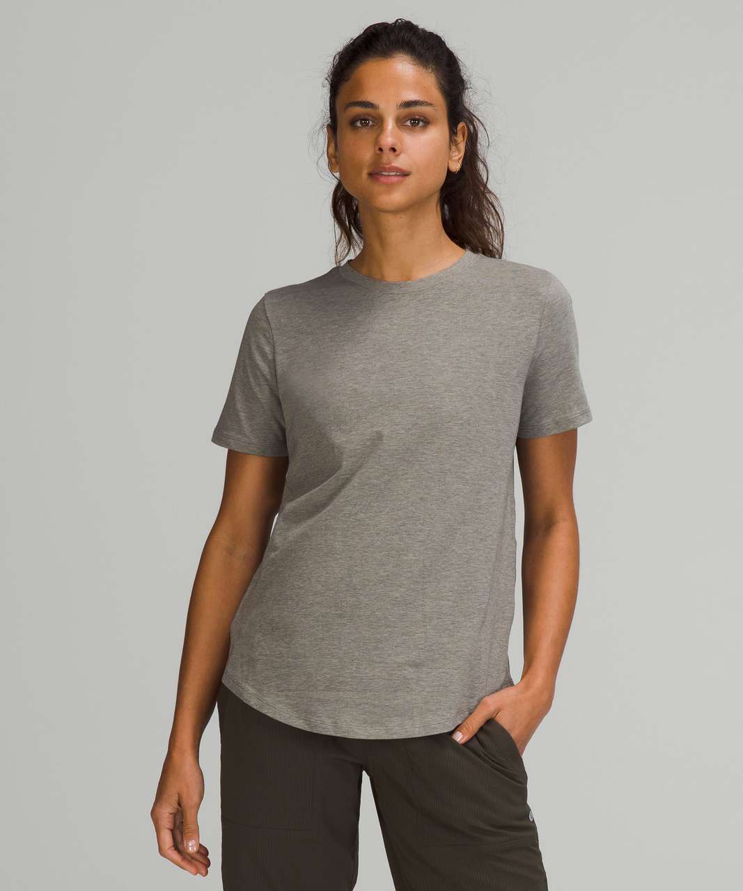 Lululemon Love Crew Short Sleeve T-Shirt - Heathered Rover