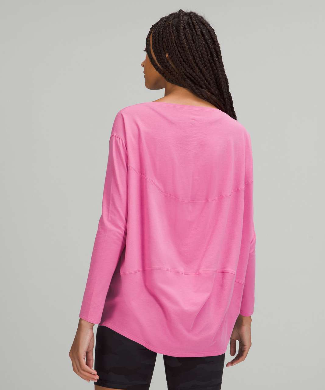 Lululemon Back in Action Long Sleeve Shirt - Pink Blossom