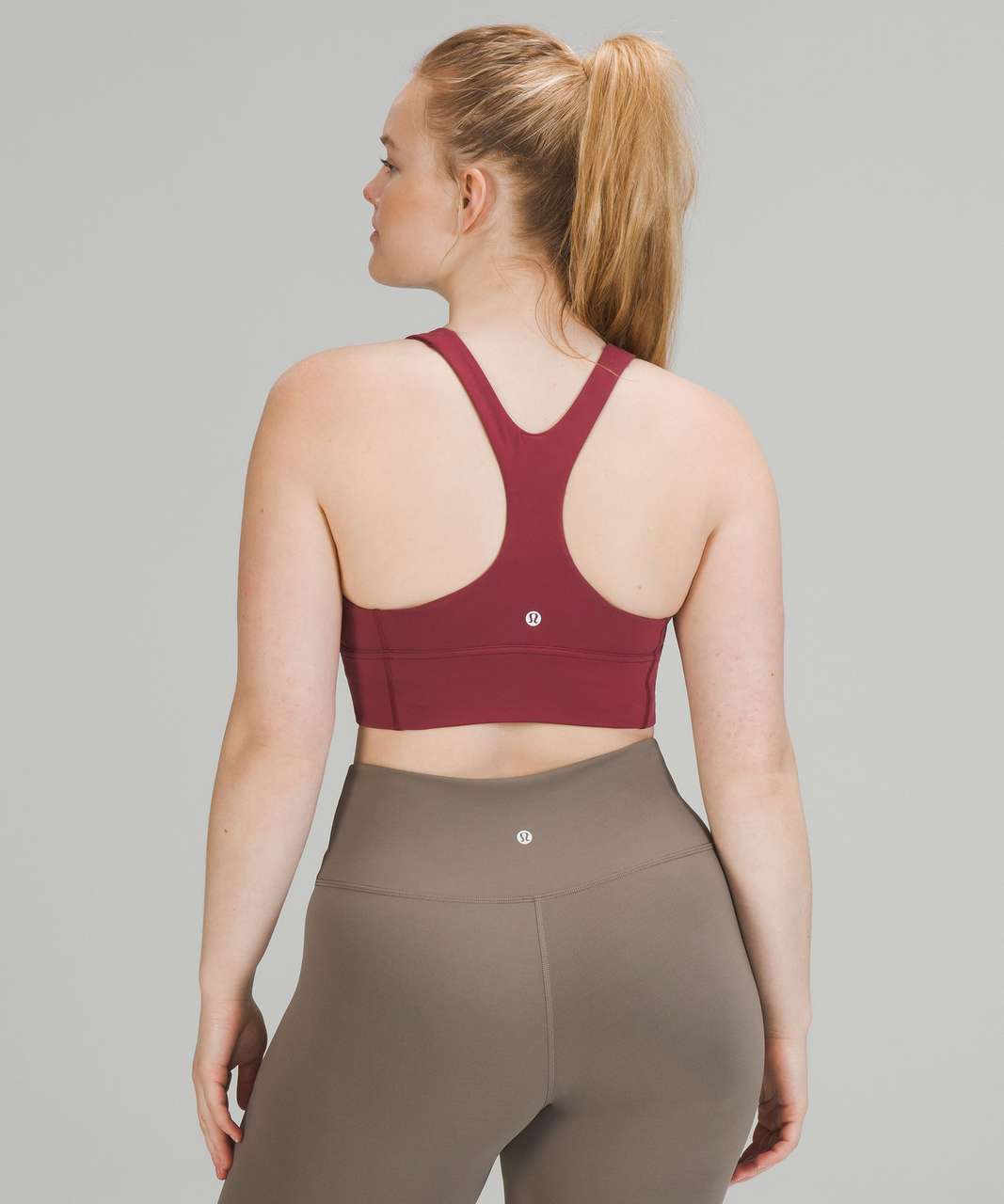 Lululemon Sports Bras Sale Clearance - Date Brown Wunder Train Long-Line  Bra Womens