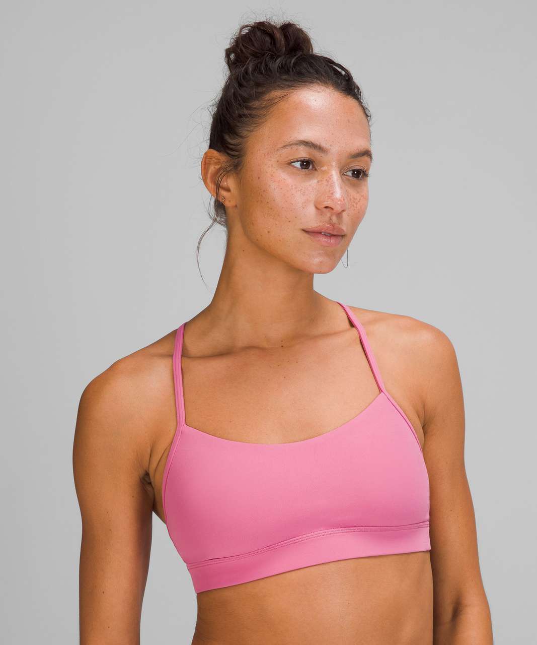 Lululemon Flow Y Nulu Bra *Light Support, A–C Cups - Pink Blossom