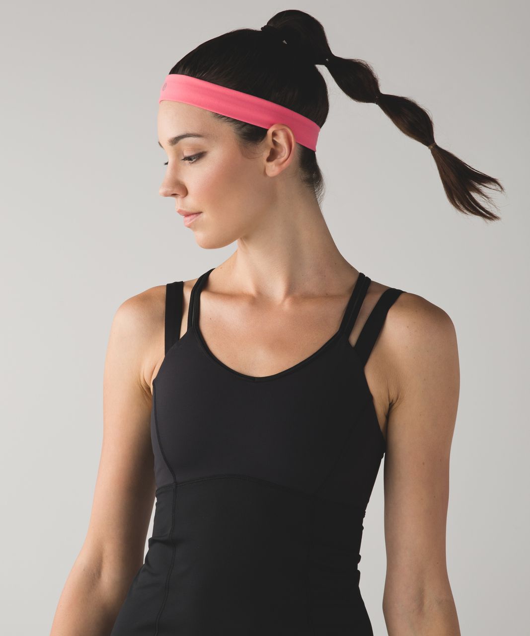 Lululemon Skinny Fly Away Tamer Headband - Pink Lemonade