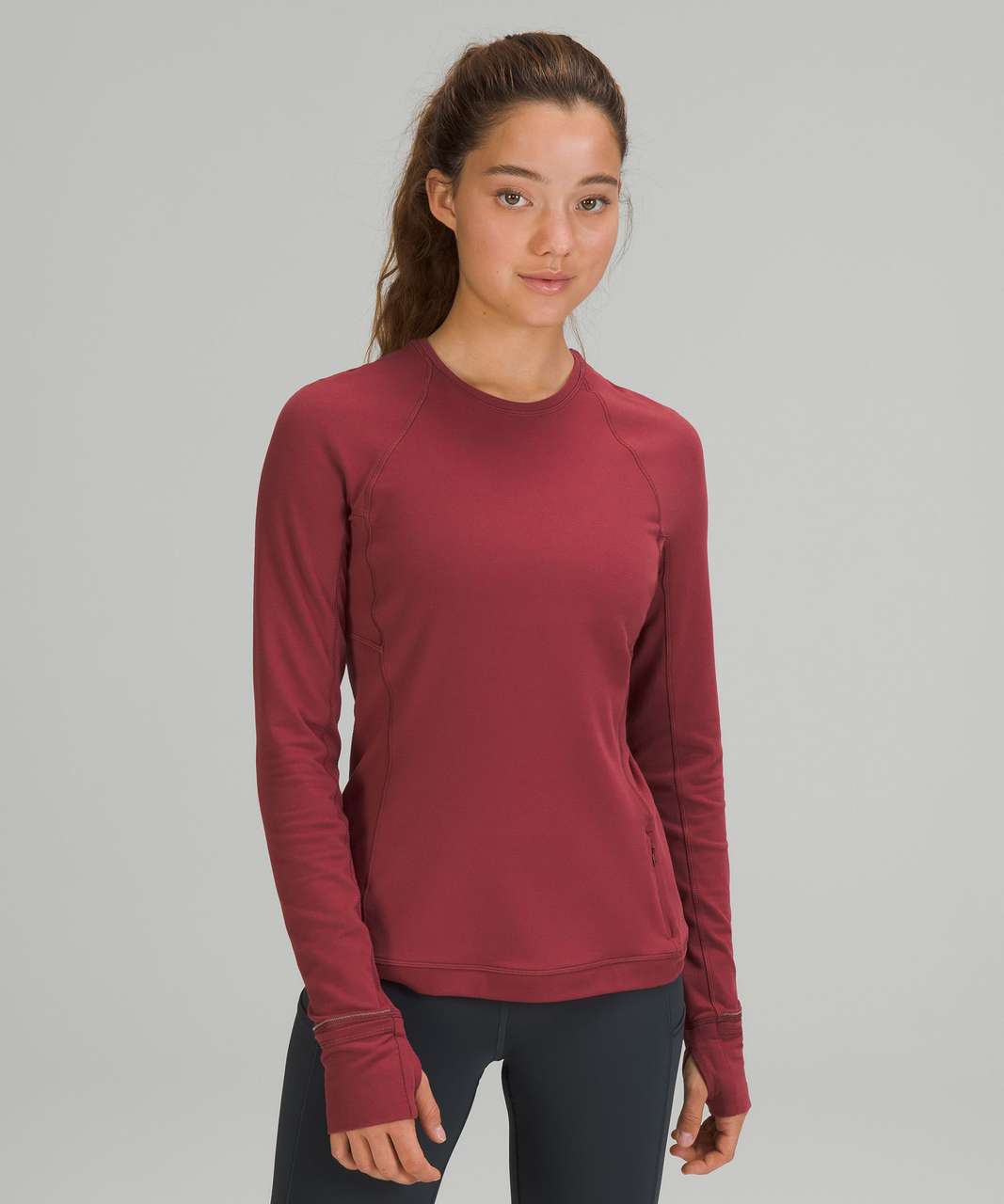 Lululemon Its Rulu Run Long Sleeve Shirt - Mulled Wine