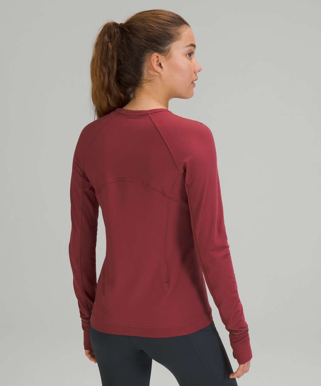 Lululemon Its Rulu Run Long Sleeve Shirt - Mulled Wine - lulu fanatics