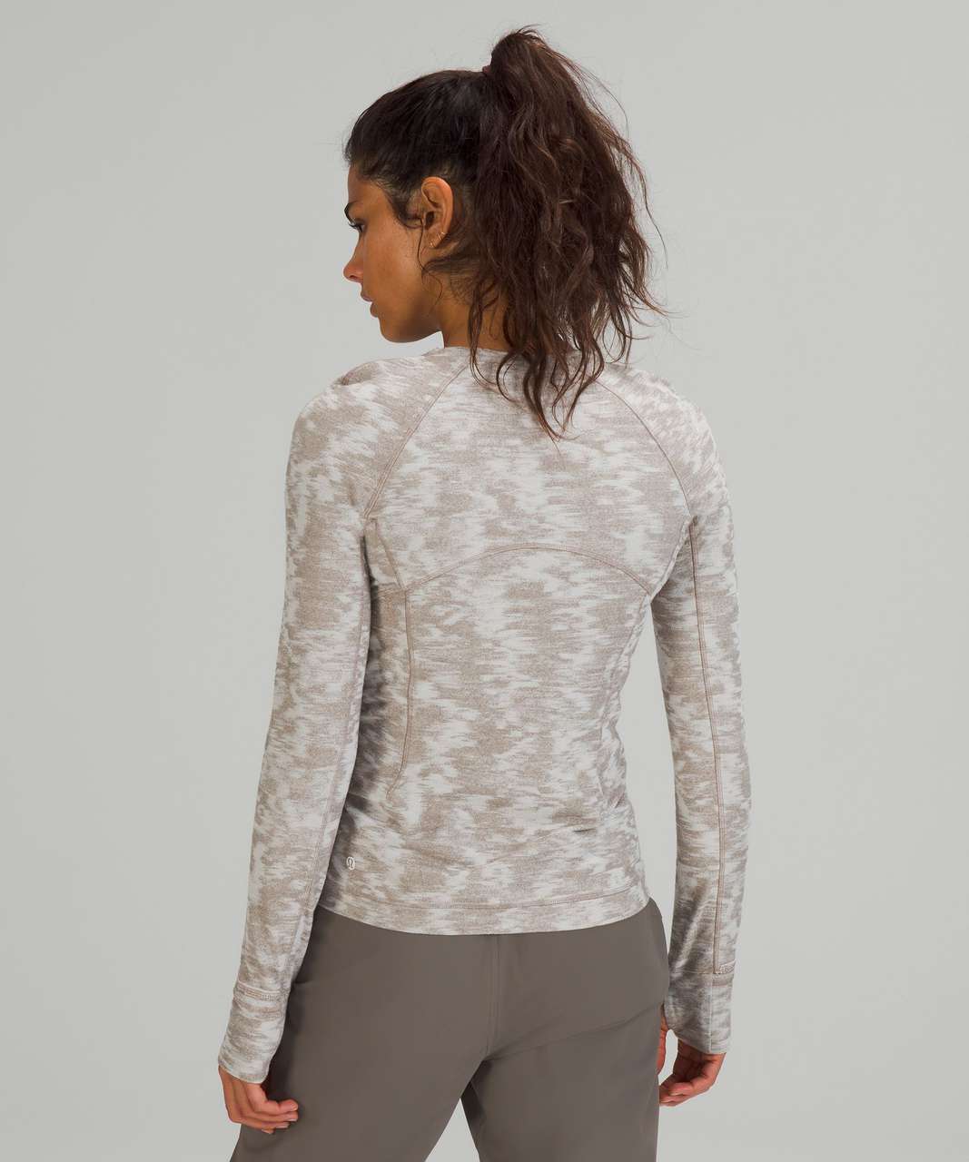 Lululemon Ebb to Street Long Sleeve - White Opal - lulu fanatics