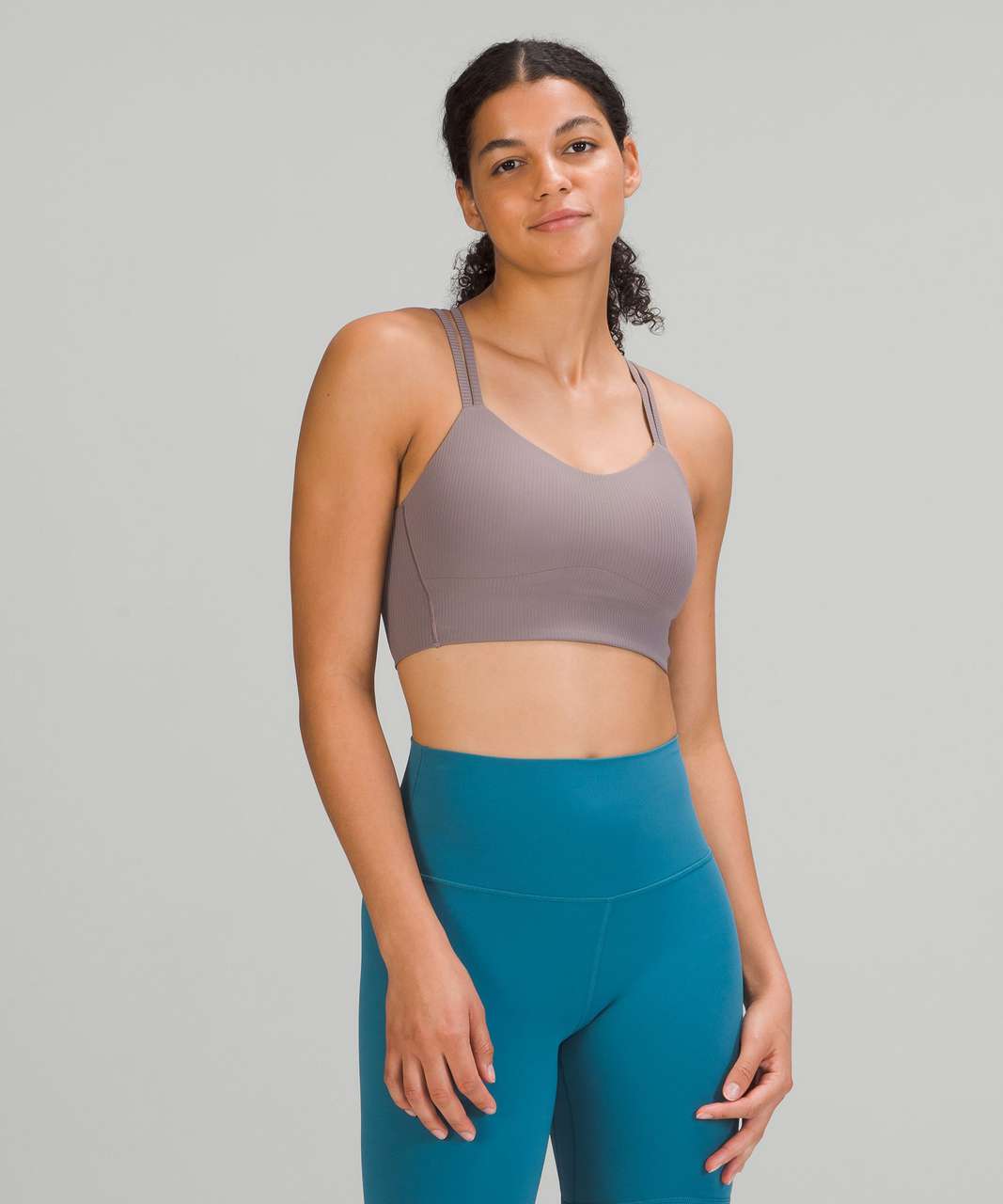 Lululemon Like a Cloud Ribbed Longline Bra *Light Support, B/C Cup - Lunar Rock