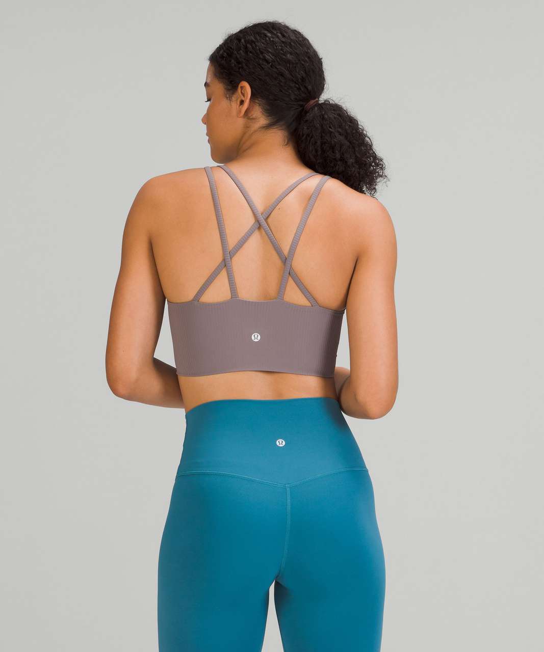 Lululemon Like a Cloud Ribbed Longline Bra *Light Support, B/C Cup - Lunar Rock