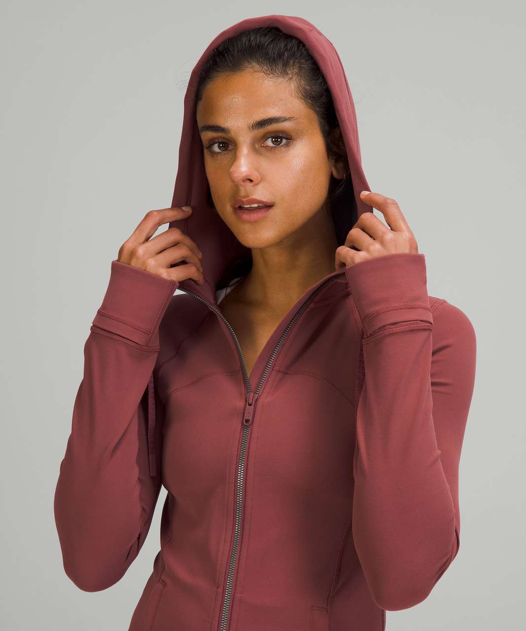 Lululemon Hooded Define Jacket *Nulu - Smoky Red