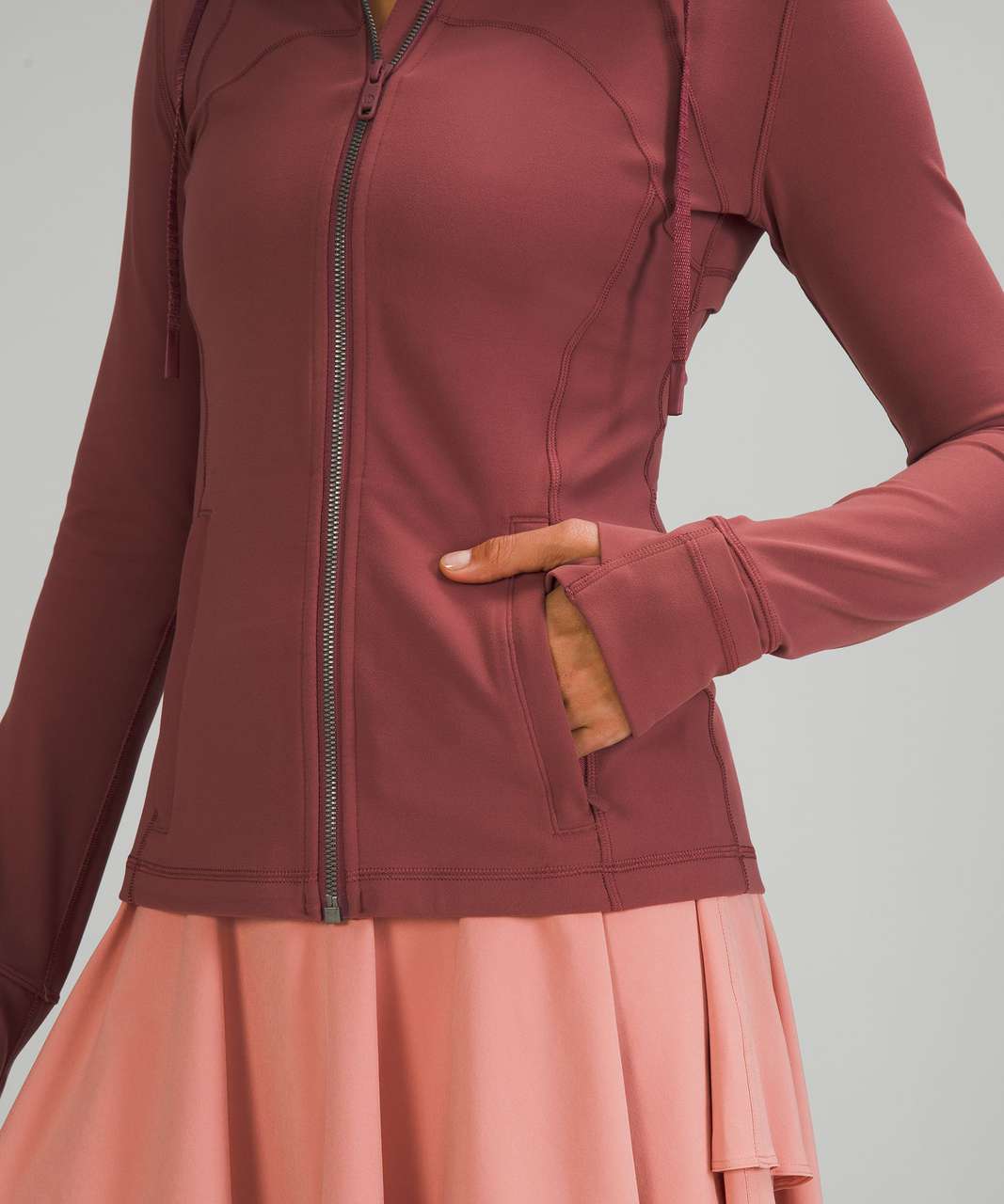 Lululemon Hooded Define Jacket *Nulu - Smoky Red