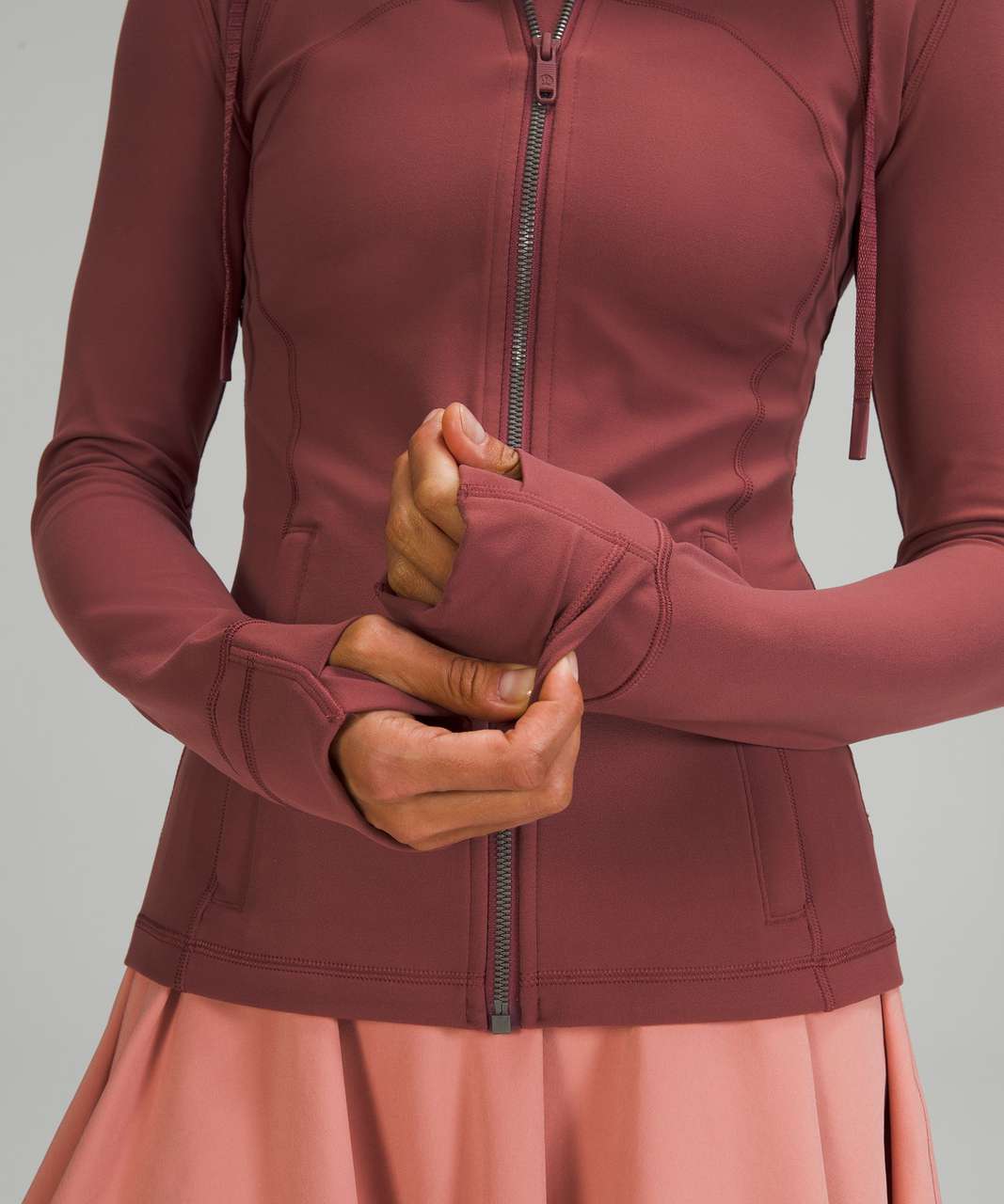 Lululemon Hooded Define Jacket *Nulu - Smoky Red