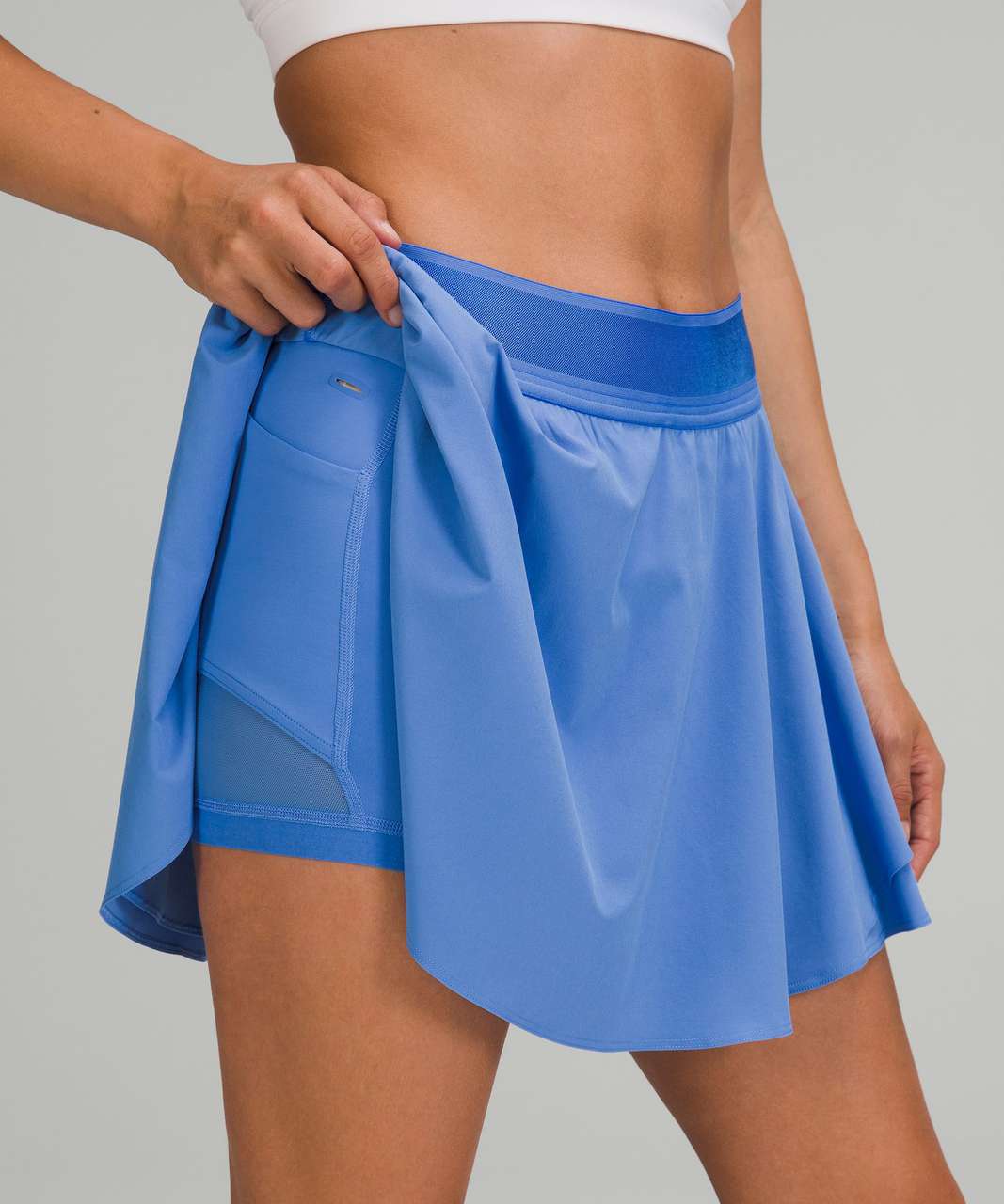 NEW Lululemon Court Rival HR High-Rise Skirt Long Pastel Blue Size 6-W8ABUT  PSLB