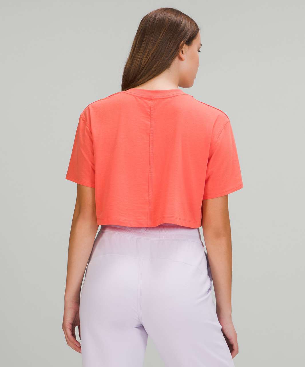 Lululemon All Yours Cropped Graphic T-Shirt - Warm Coral