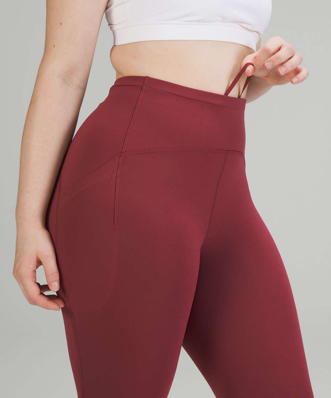 Lululemon Swift Speed High-Rise Crop 21" - Mulled Wine