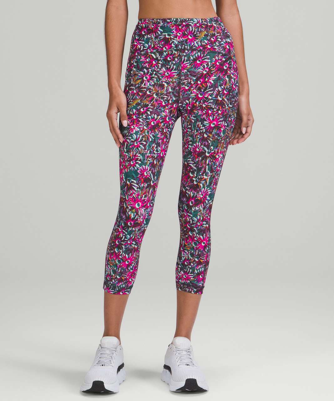 Lululemon Swift Speed High-Rise Tight 28 - Fluoro Floral Multi - lulu  fanatics