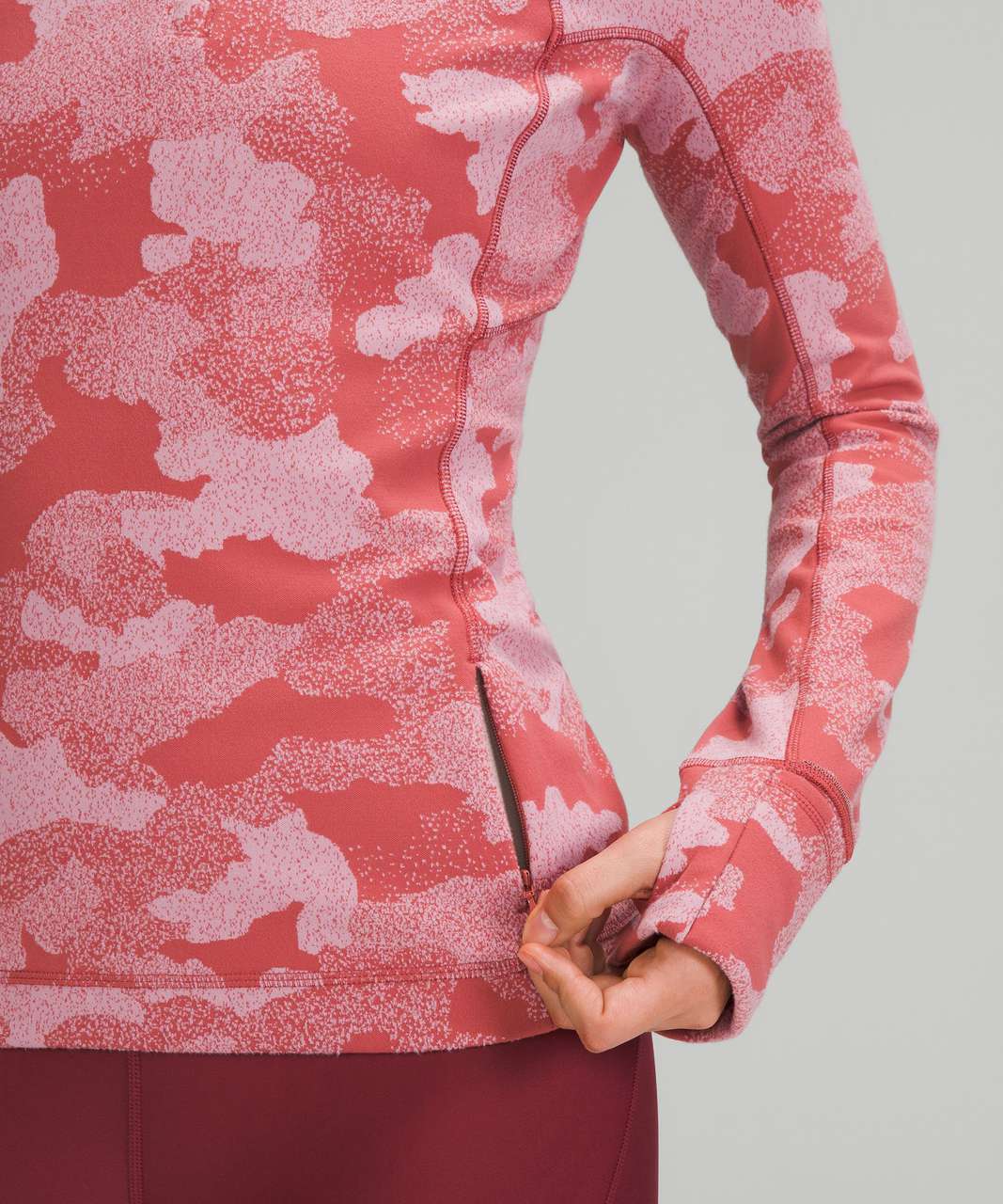 Lululemon Its Rulu Run Half-Zip - Heritage Speckle Camo Jacquard