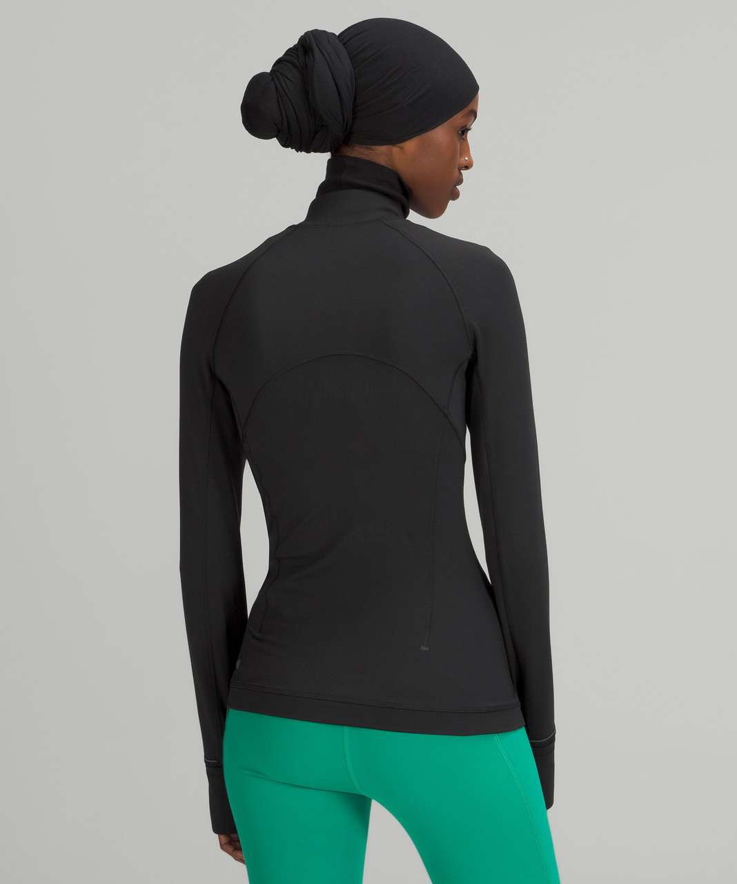 Lululemon Its Rulu Run Half-Zip - Black - lulu fanatics