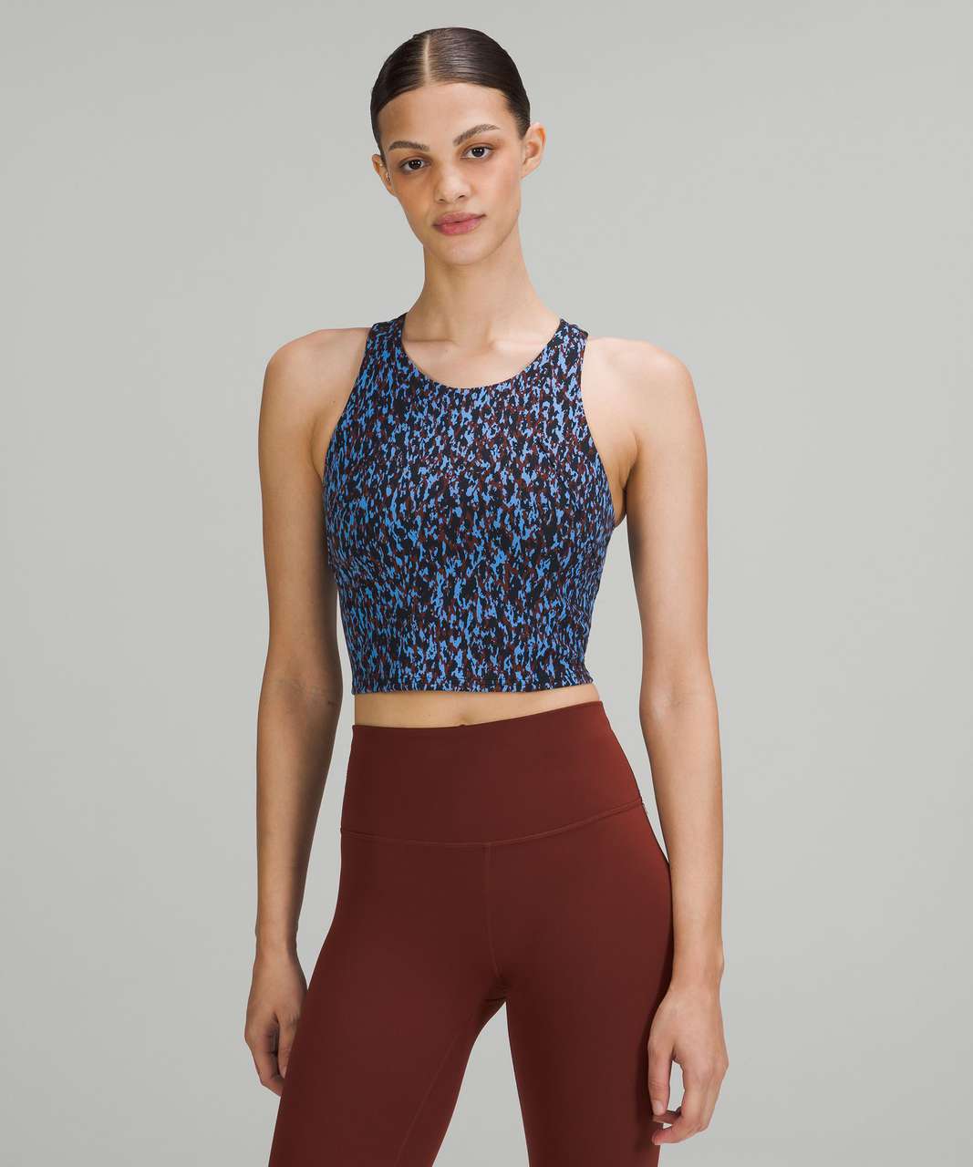 Lululemon Power Thru High-Rise Tight 25 - Leopard Camo Blue Nile Multi -  lulu fanatics