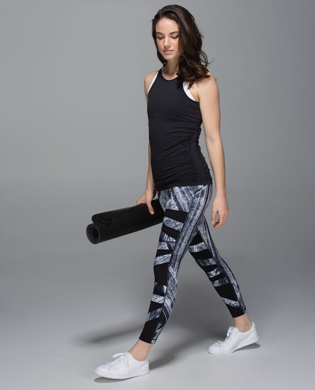 Lululemon High Times Pant - Heat Wave White Black / Black