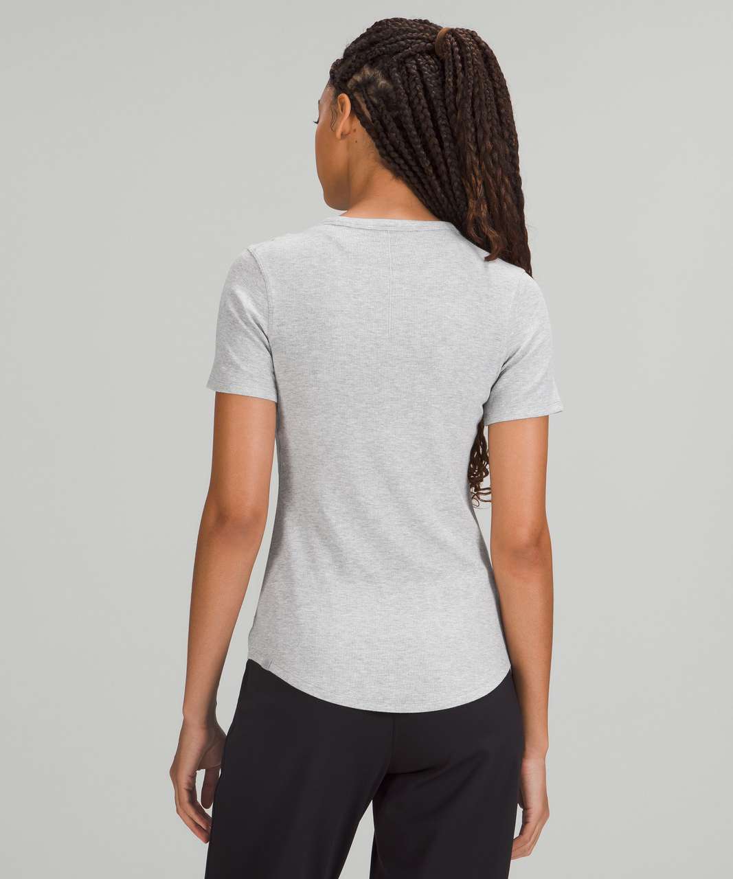 Lululemon Hold Tight Short Sleeve Shirt - Heathered Core Light Grey