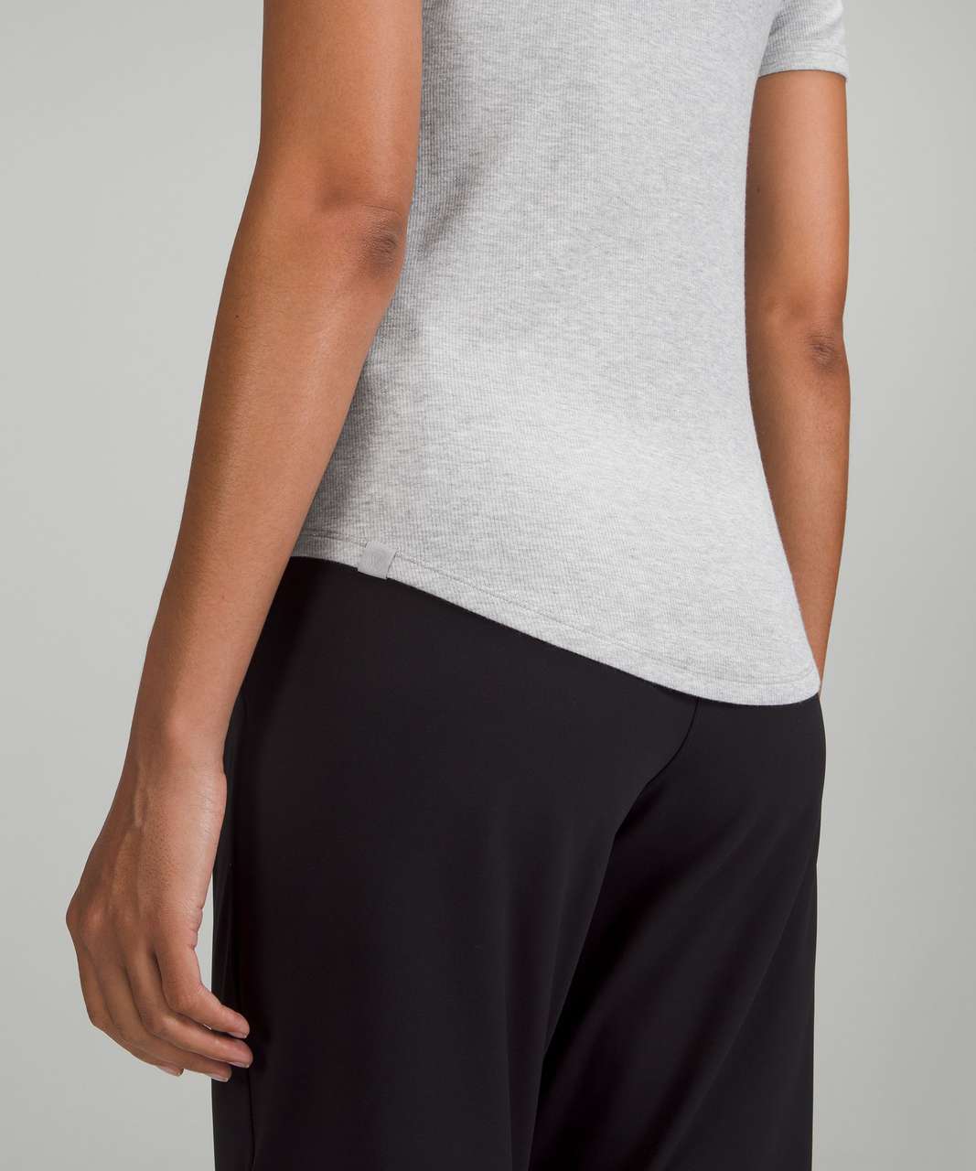 Lululemon Hold Tight Short Sleeve Shirt - Heathered Core Light Grey