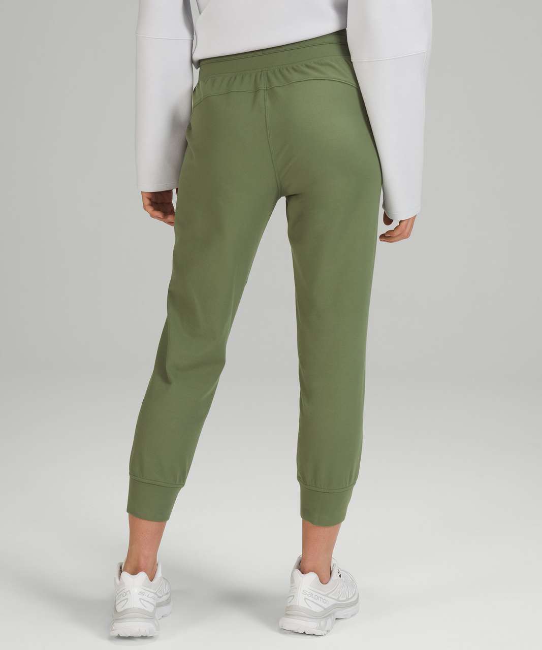 Lululemon Ready to Rulu High-Rise Jogger Crop - Green Twill - lulu fanatics