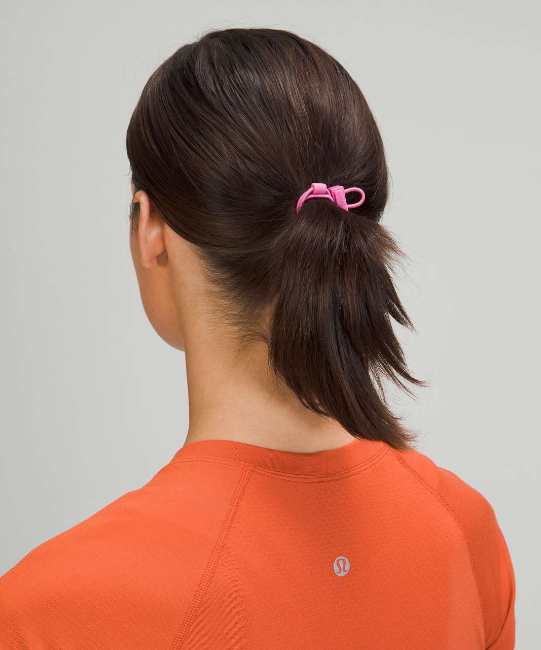 Lululemon Adjustable Hair Tie 3 Pack - Smoky Red / Warm Coral / Pink Blossom